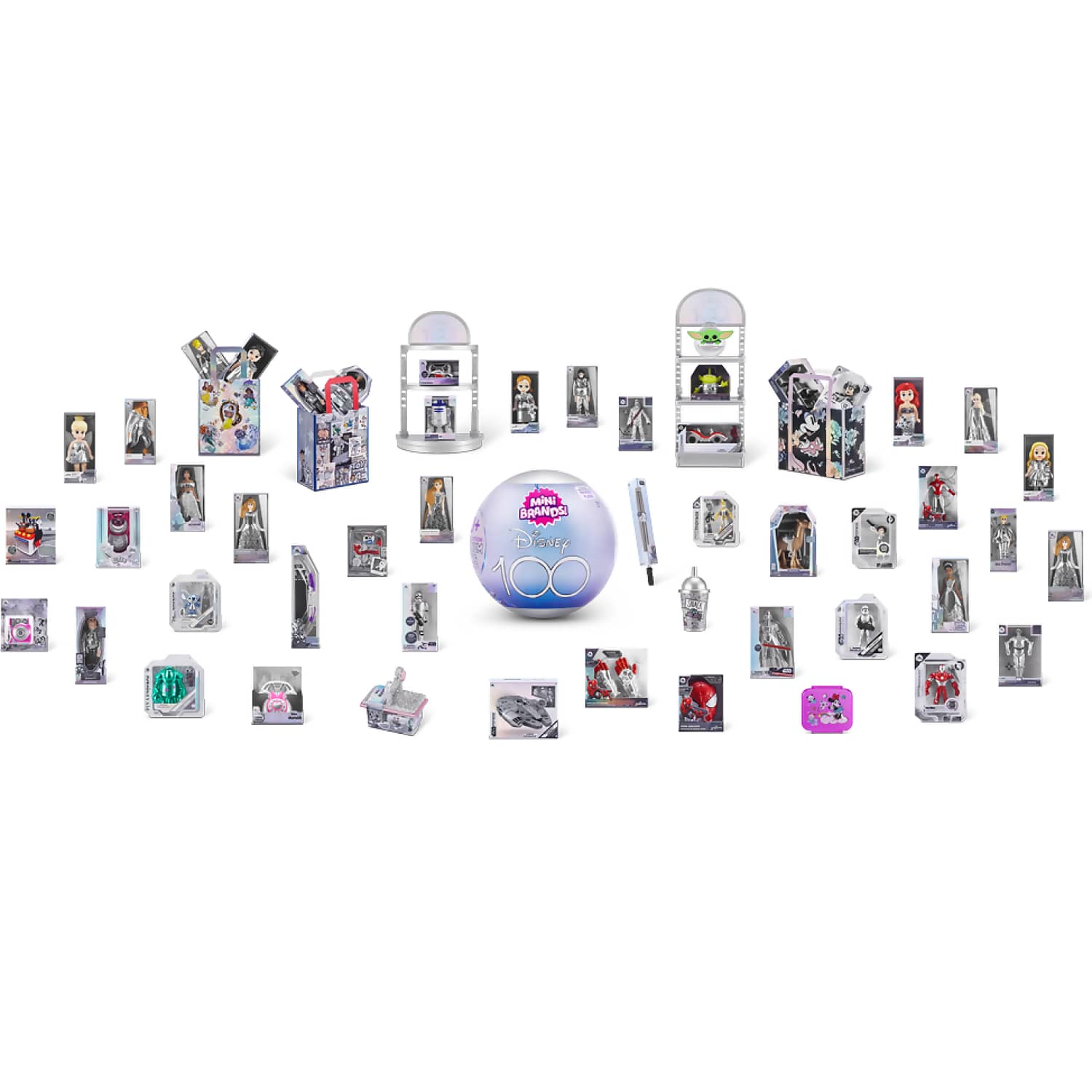 ZURU - 5 Surprise Mini Brands Disney 100 Limited Edition Assorted Styles