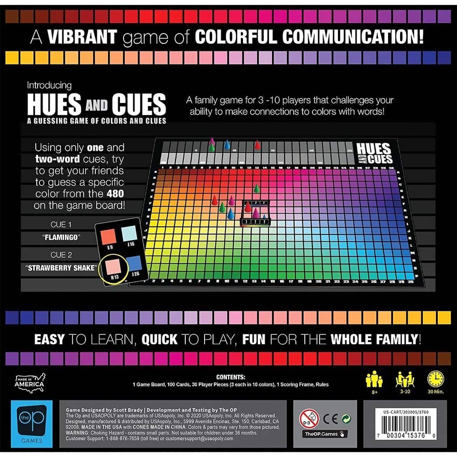 The Op Games - Hues And Cues Game