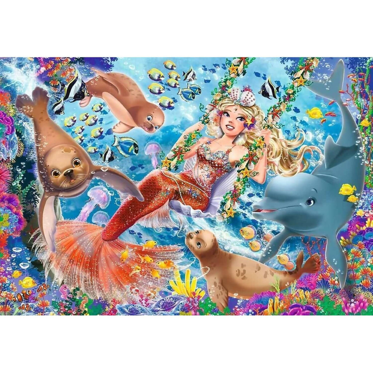 Ravensburger - Mermaid Tea Party Jigsaw Puzzle 2 X 24pc