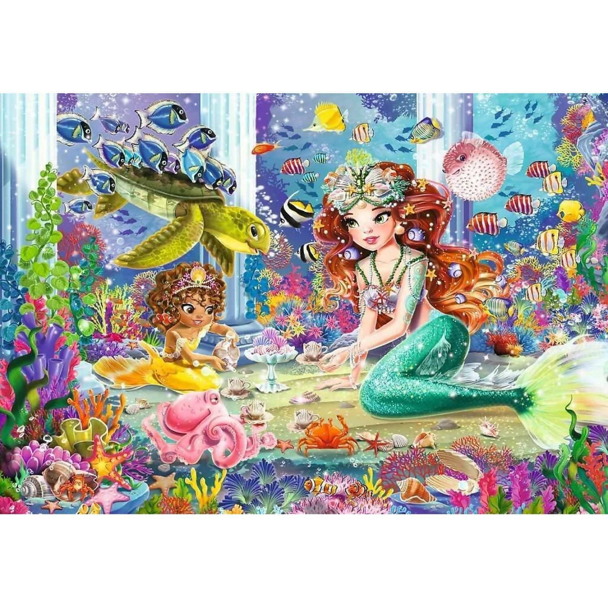 Ravensburger - Mermaid Tea Party Jigsaw Puzzle 2 X 24pc