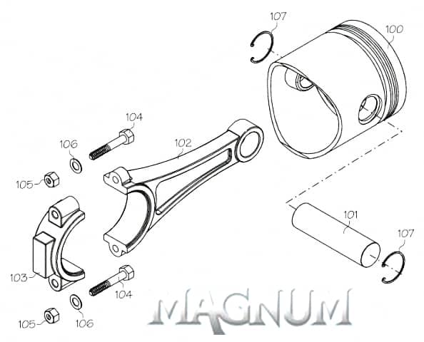 12817K (MAGNUM ENGINES PART) SPRAY BAR