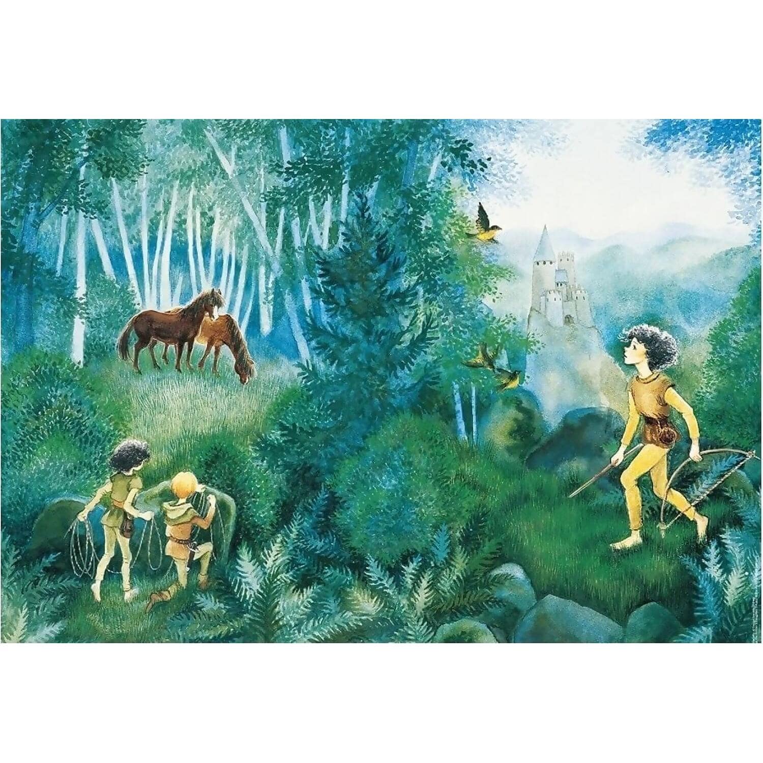 Ravensburger - Ronja The Robbers Daughter Jigsaw Puzzle 1000 Pieces