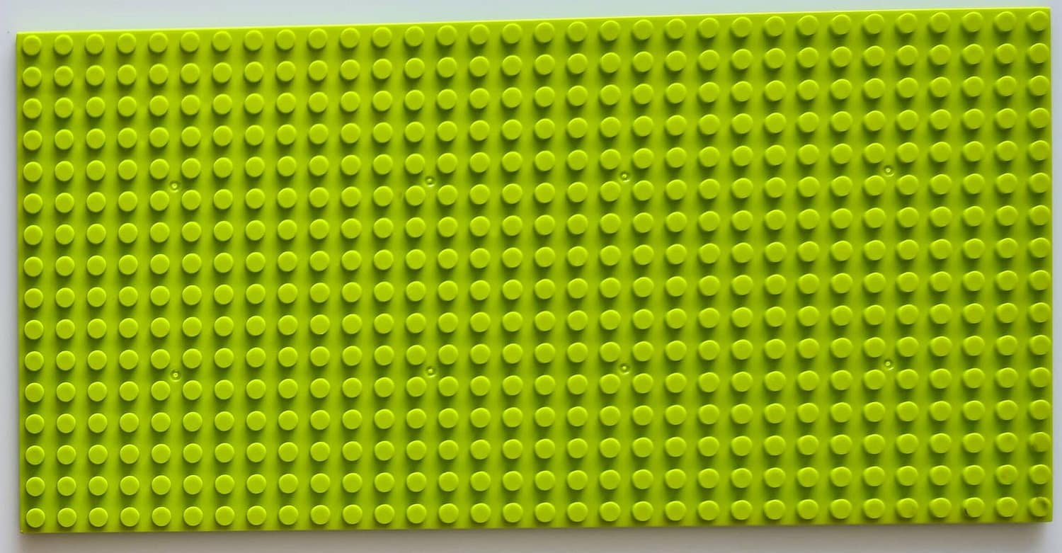 BASEPLATE Double Sided 16x32 Studs Light Green Generic Brand
