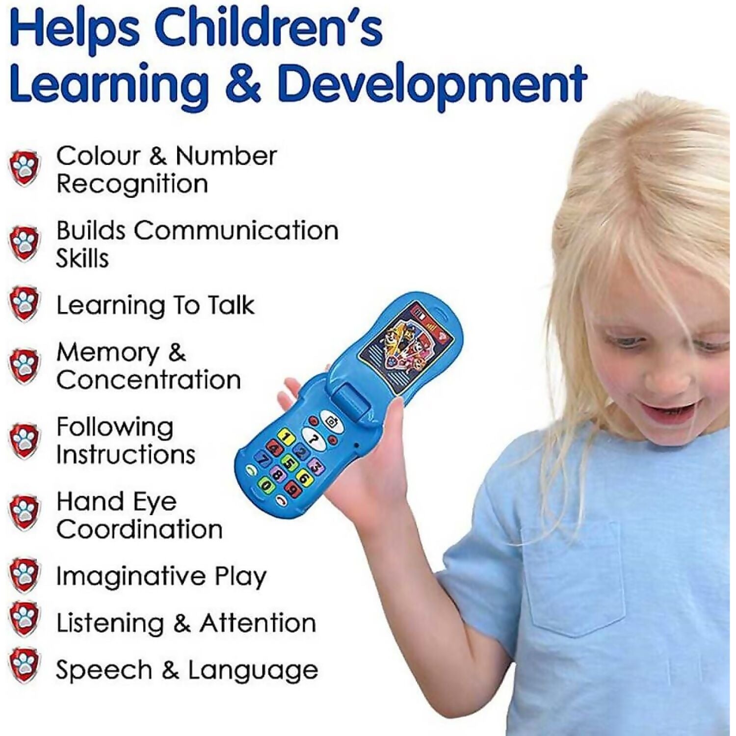 Paw Patrol - Flip Up Phone - Jasnor