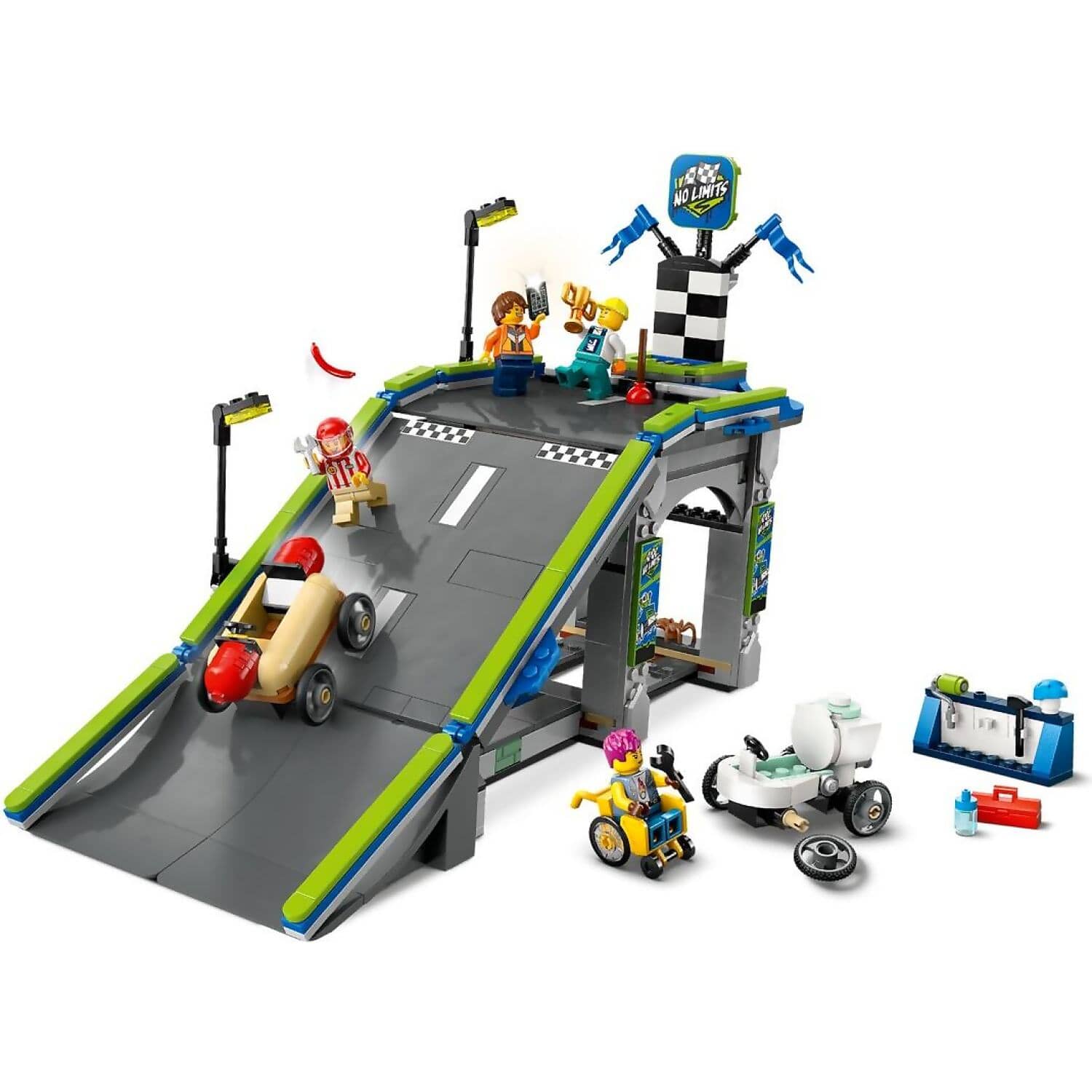 LEGO® 60460 No Limits: Race Car Ramp Track - City