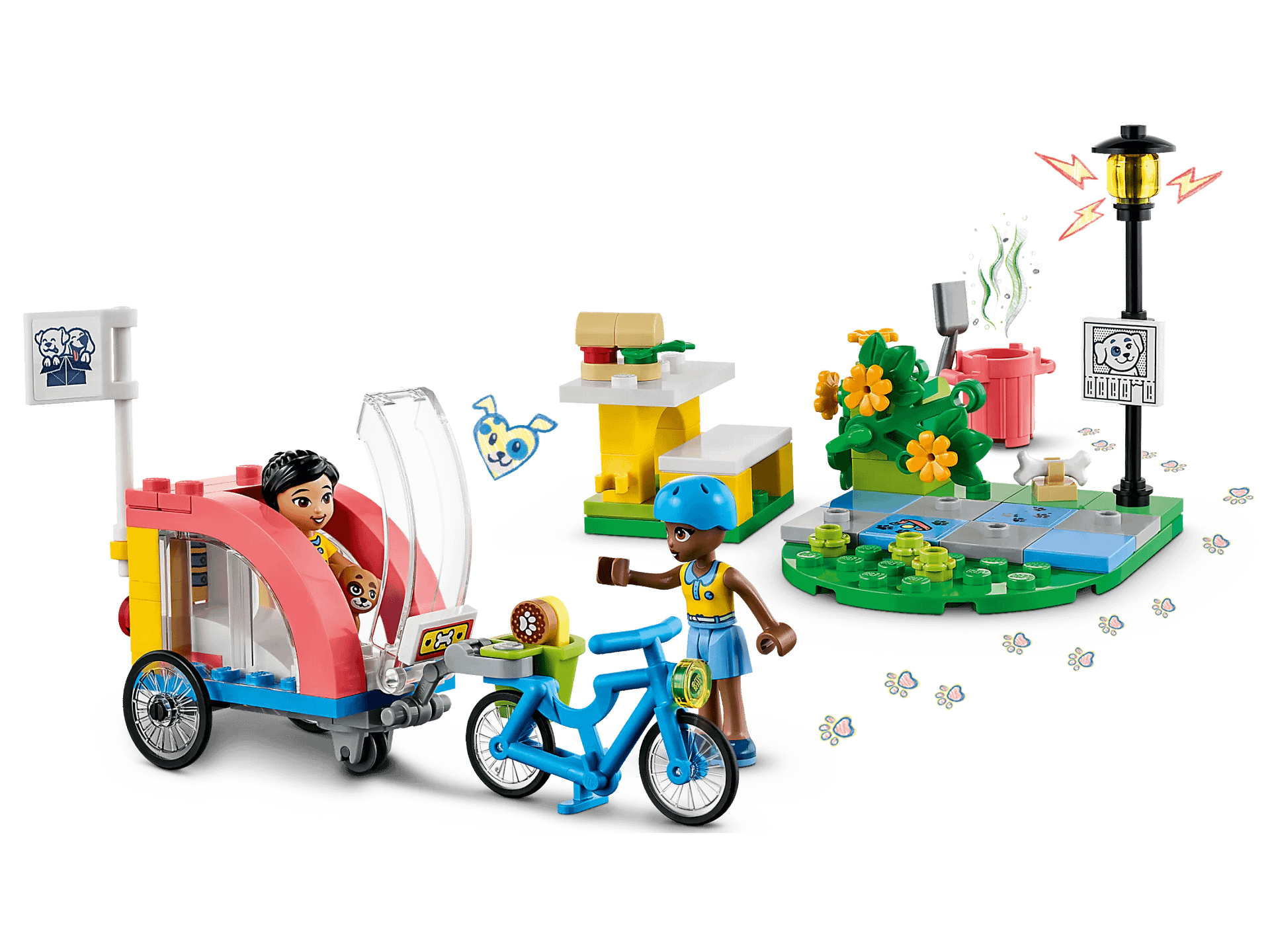 LEGO® 41738 Dog Rescue Bike - Friends