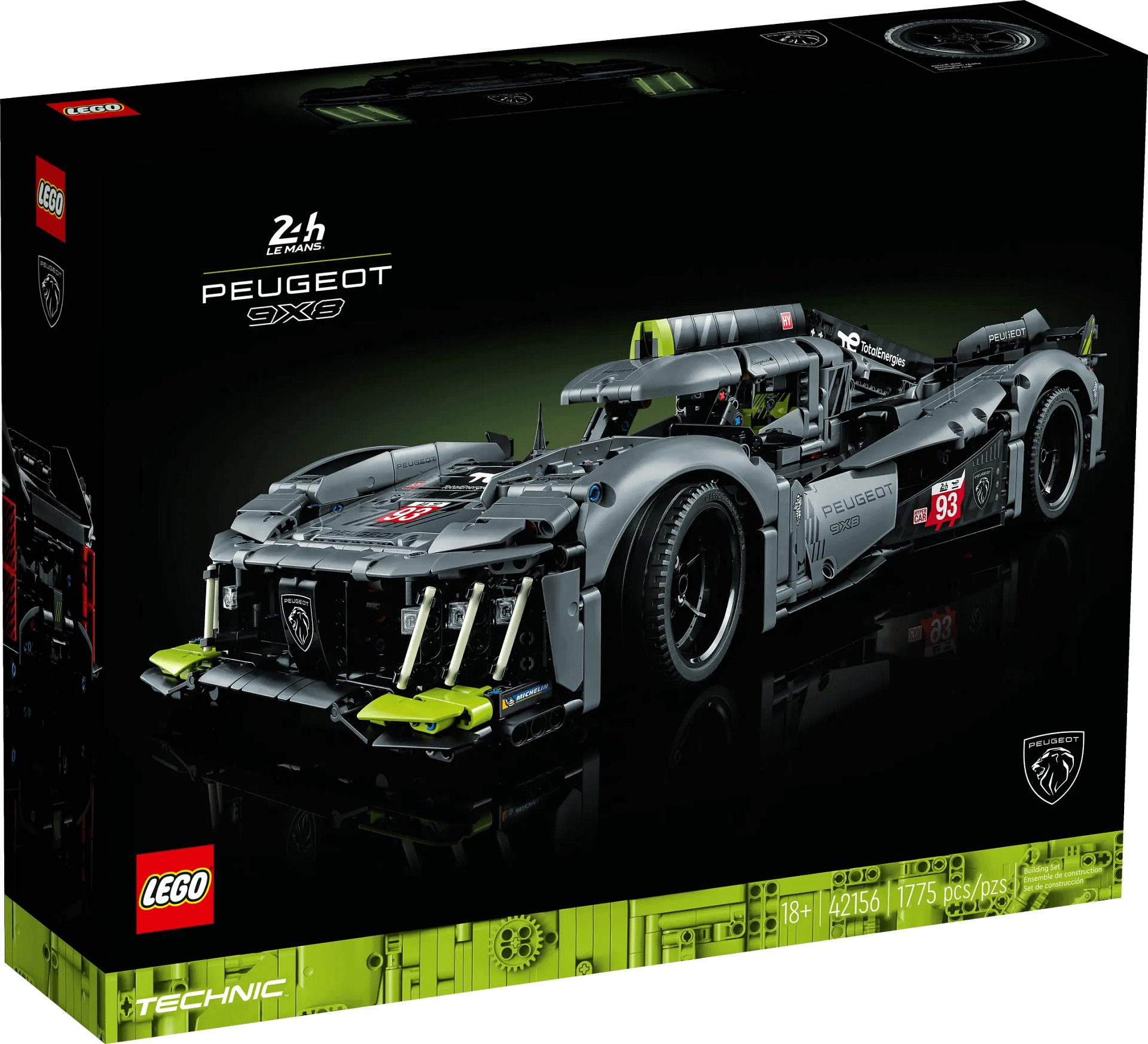 LEGO® 42156 PEUGEOT 9X8 24H Le Mans Hybrid Hypercar - Technic