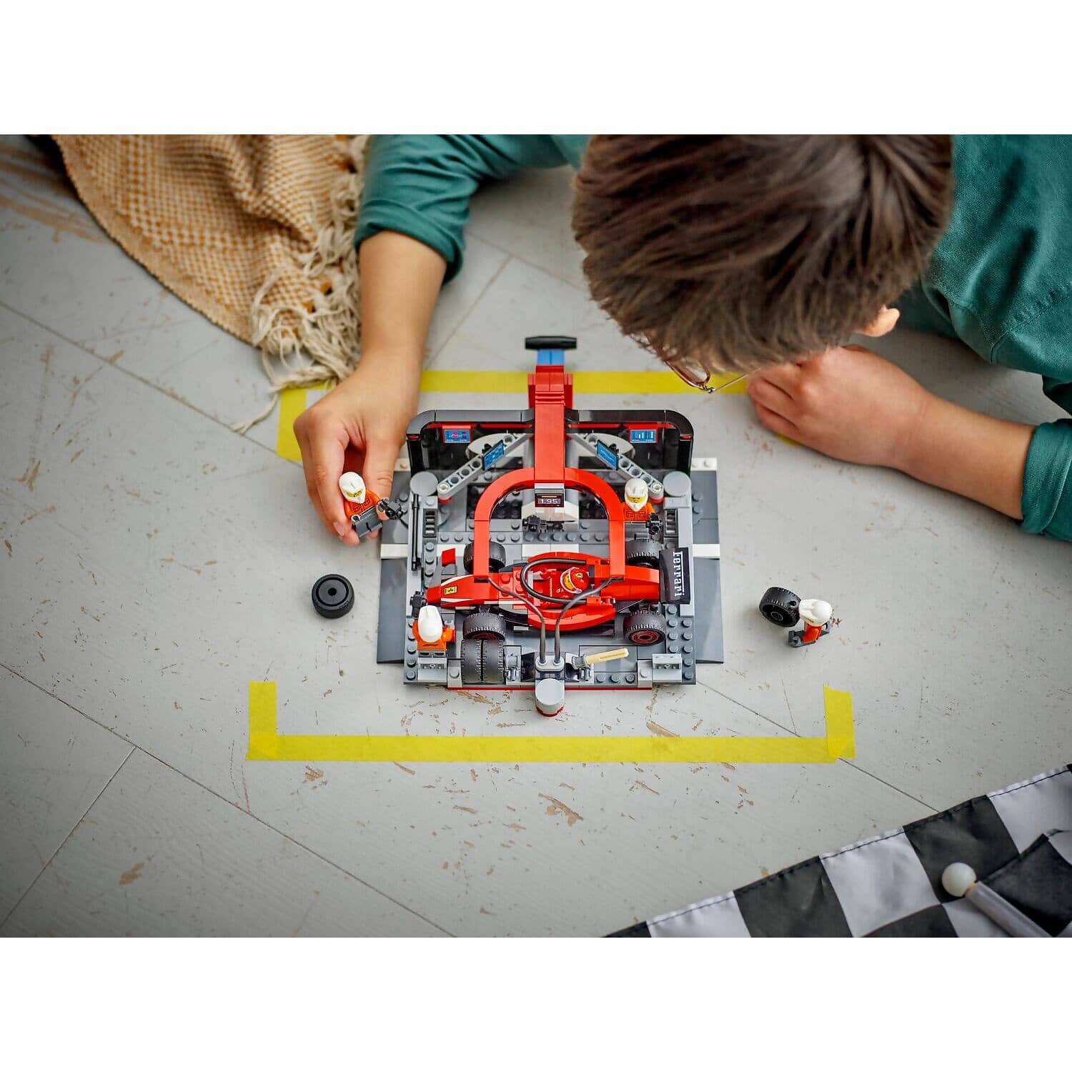 LEGO® 60443 F1 Pit Stop & Pit Crew with Ferrari Car - City