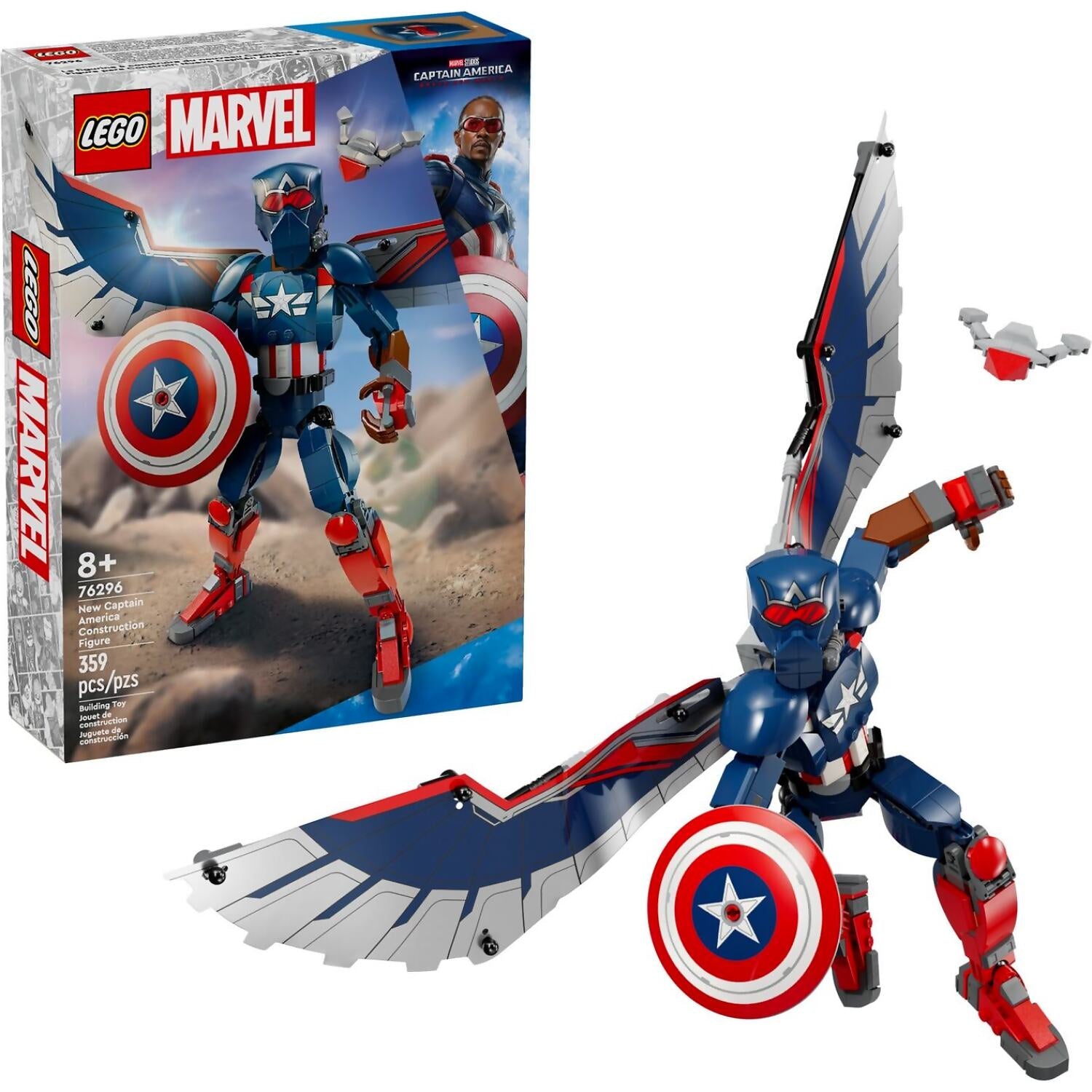 LEGO® 76296 New Captain America Construction Figure - Marvel Super Heroes