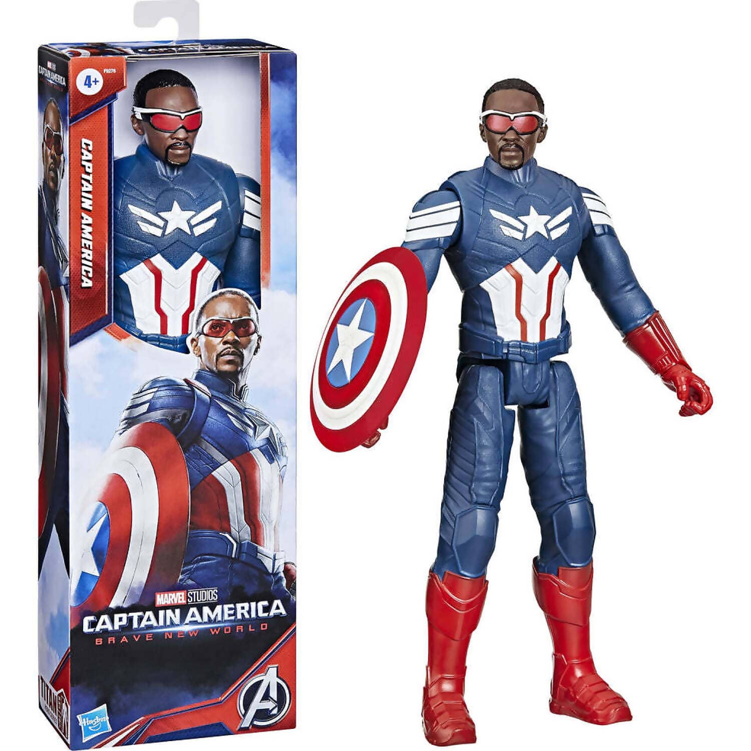 Marvel - Studios - Captain America Brave New World Titan Hero Series Captain America 12-inch Action Figure