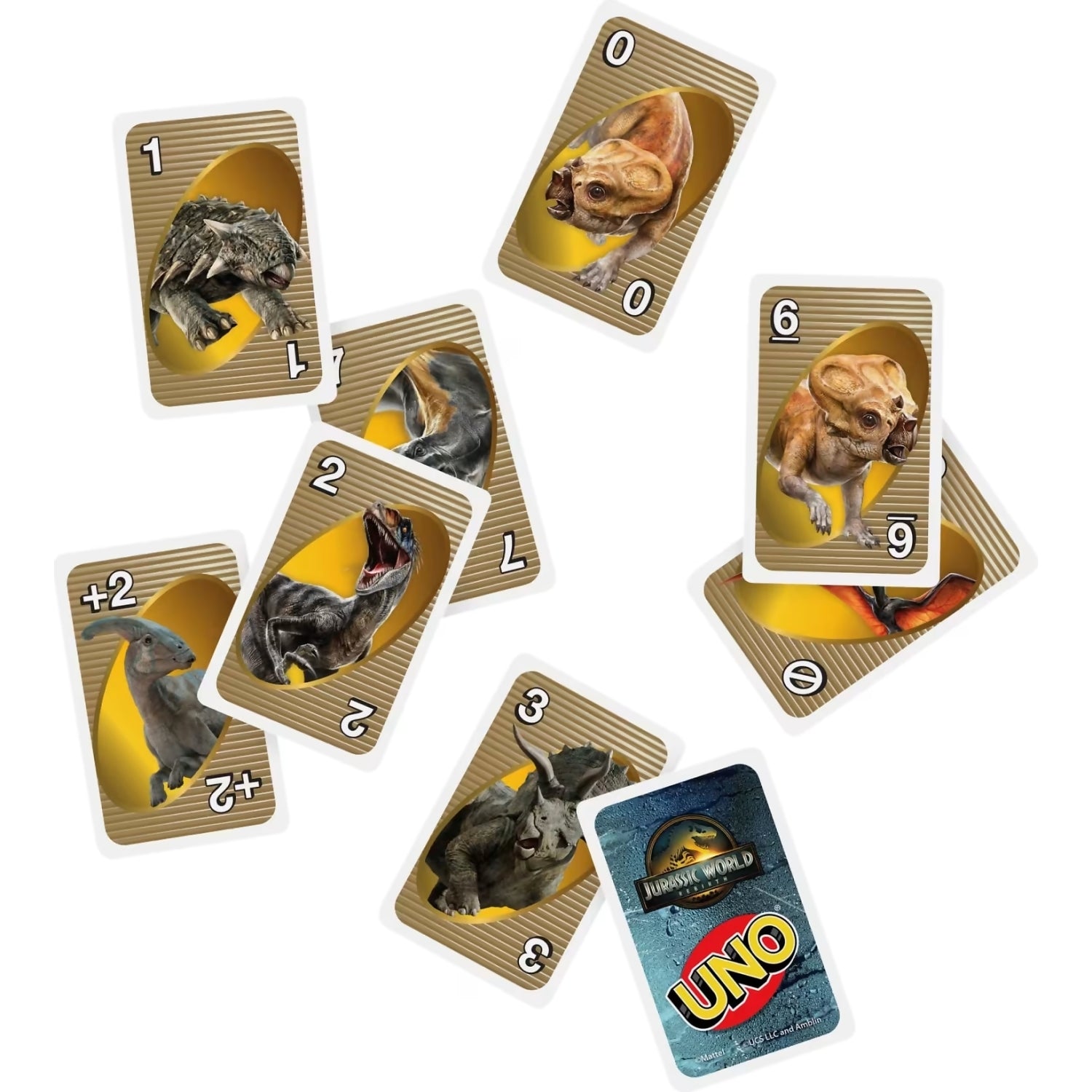 UNO - Jurassic World Rebirth Card Game - Mattel