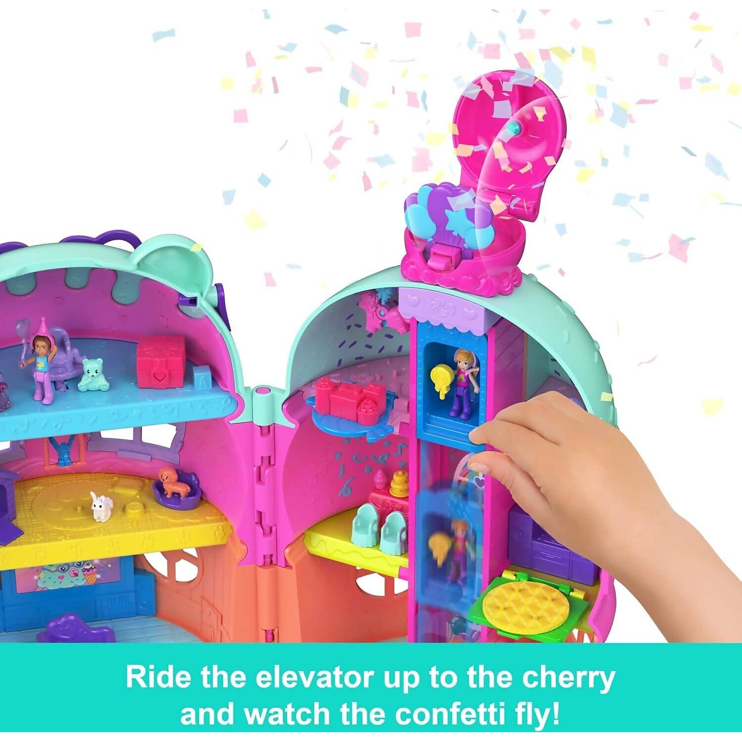 Polly Pocket - Gelato House Compact Playset - Mattel
