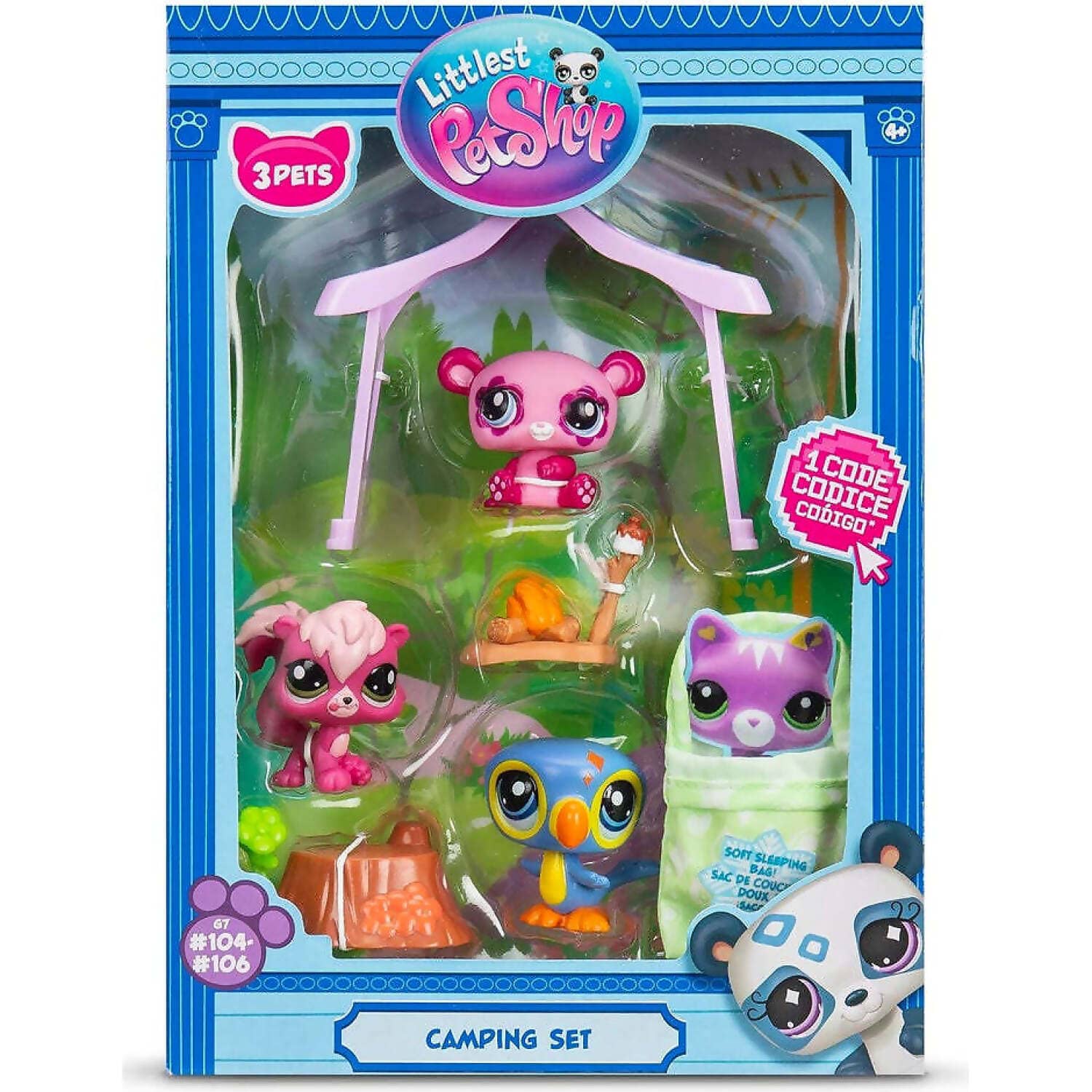 Littlest Pet Shop - Camping Set 3 Pack  Figurine Playset