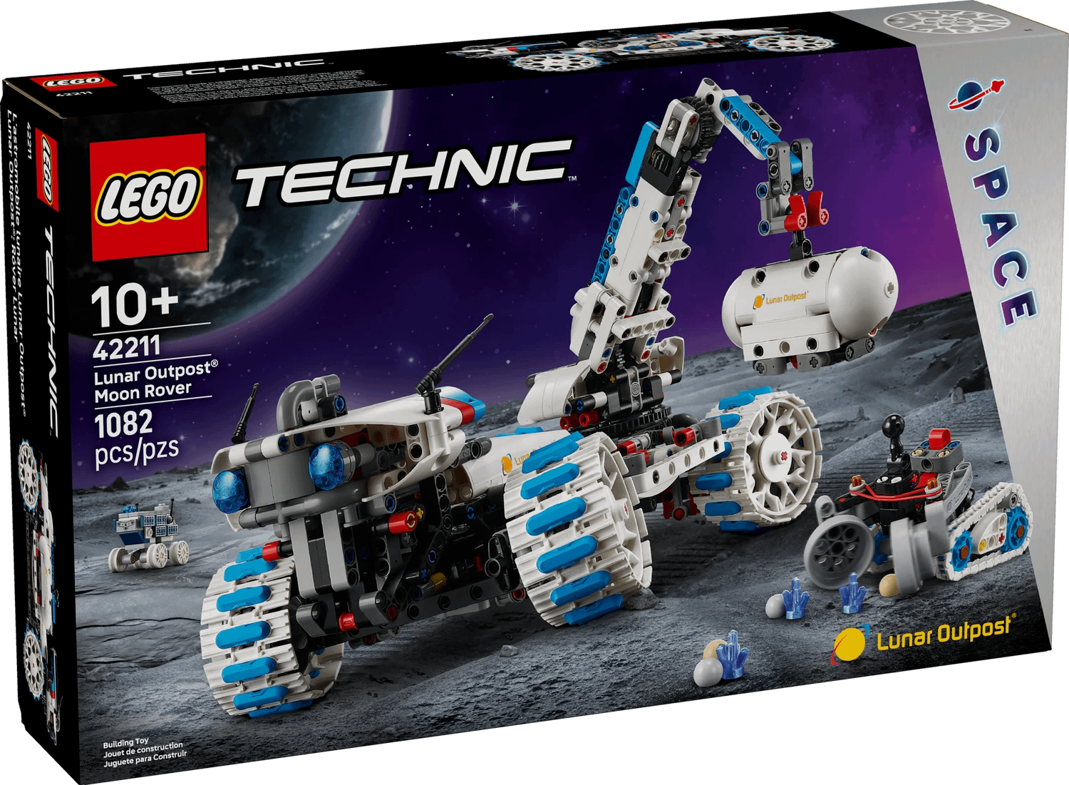 LEGO® 42211 Lunar Outpost Moon Rover Space Vehicle - Technic