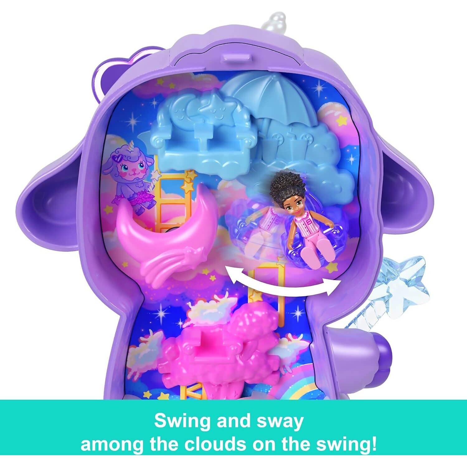 Polly Pocket - Cozy Dreamland Compact Playset - Mattel