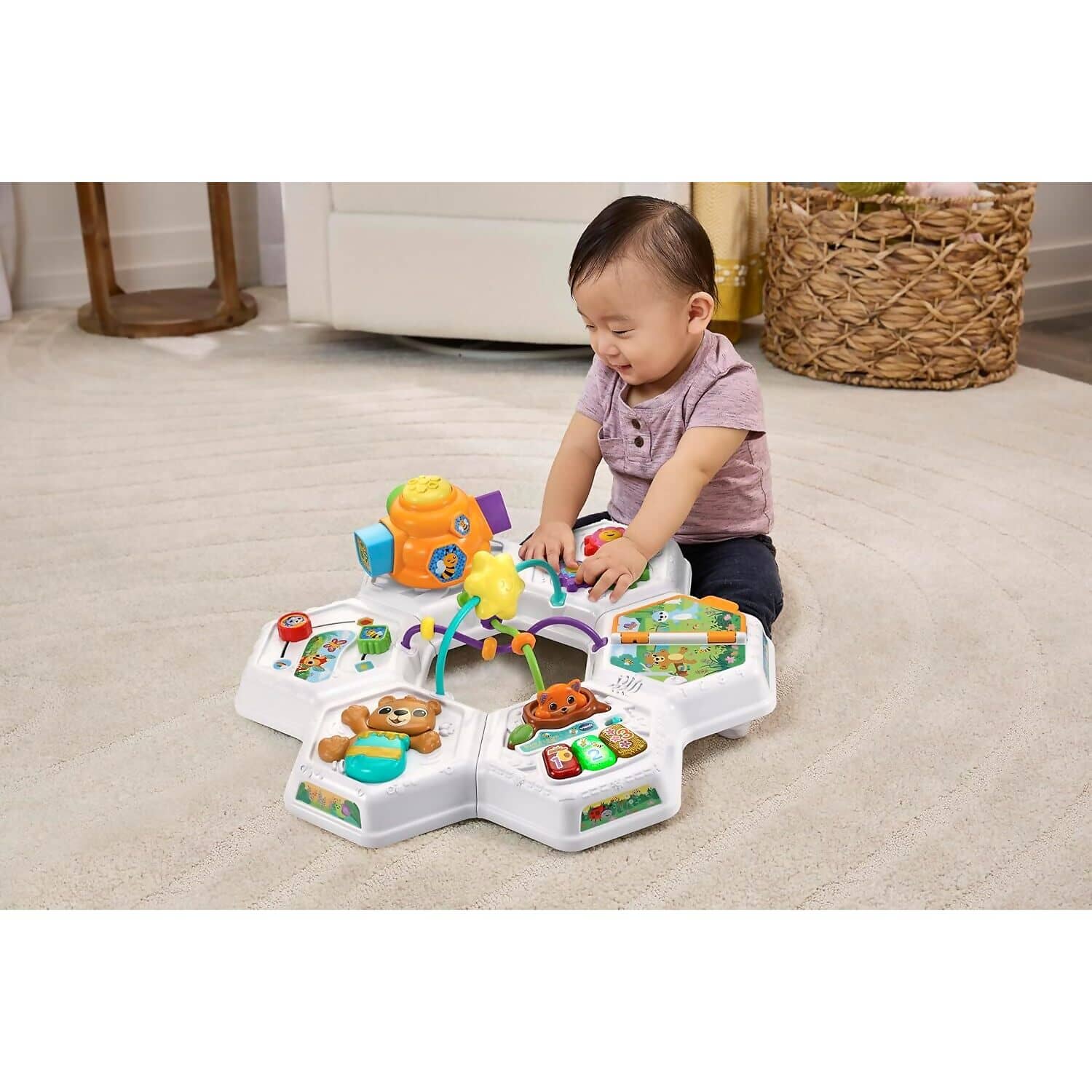 VTech - Baby - Busy Bee Activity Table - Blue