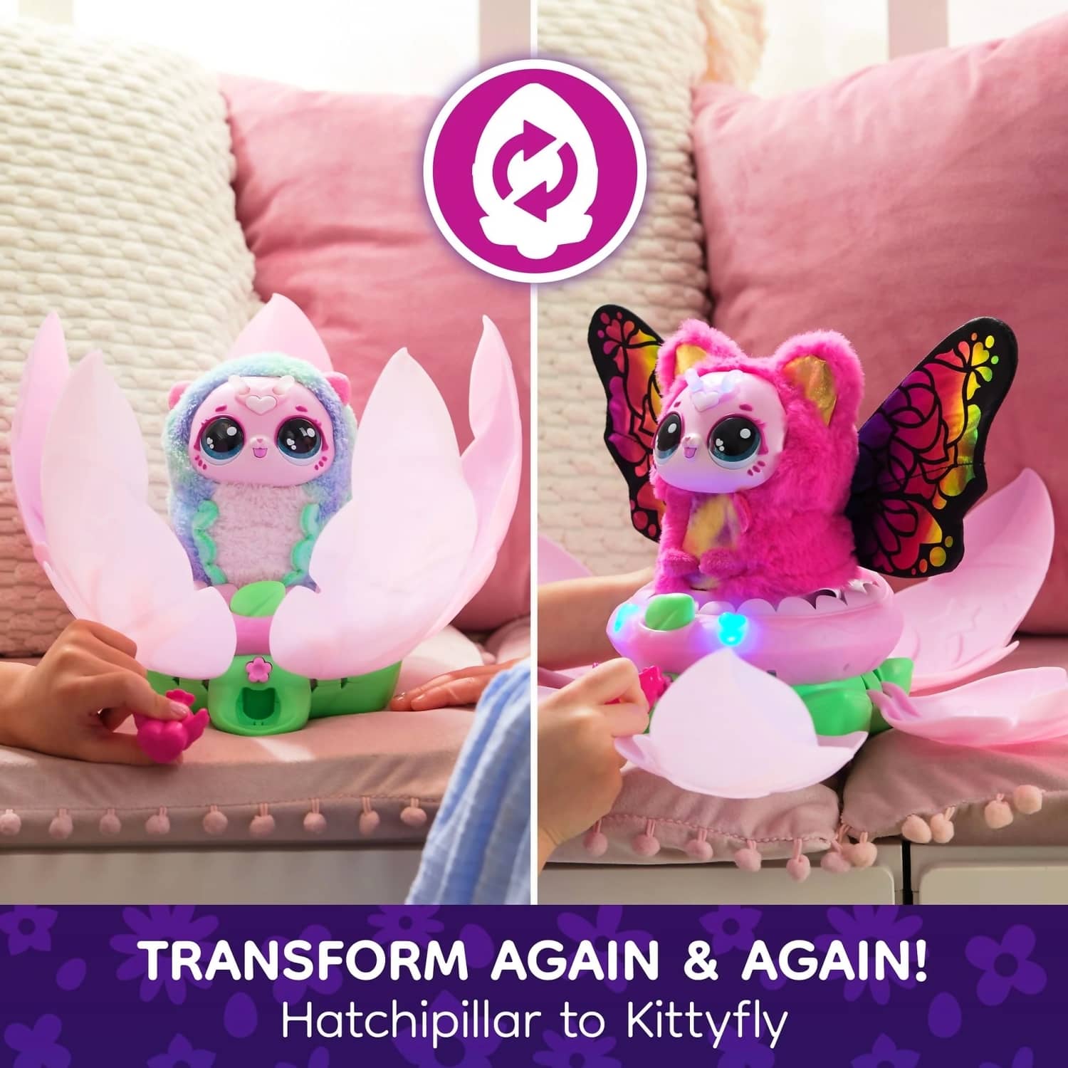 Hatchimals - Kittyfly Bloomables by Hatchimals Interactive Surprise Toy - Spin Master