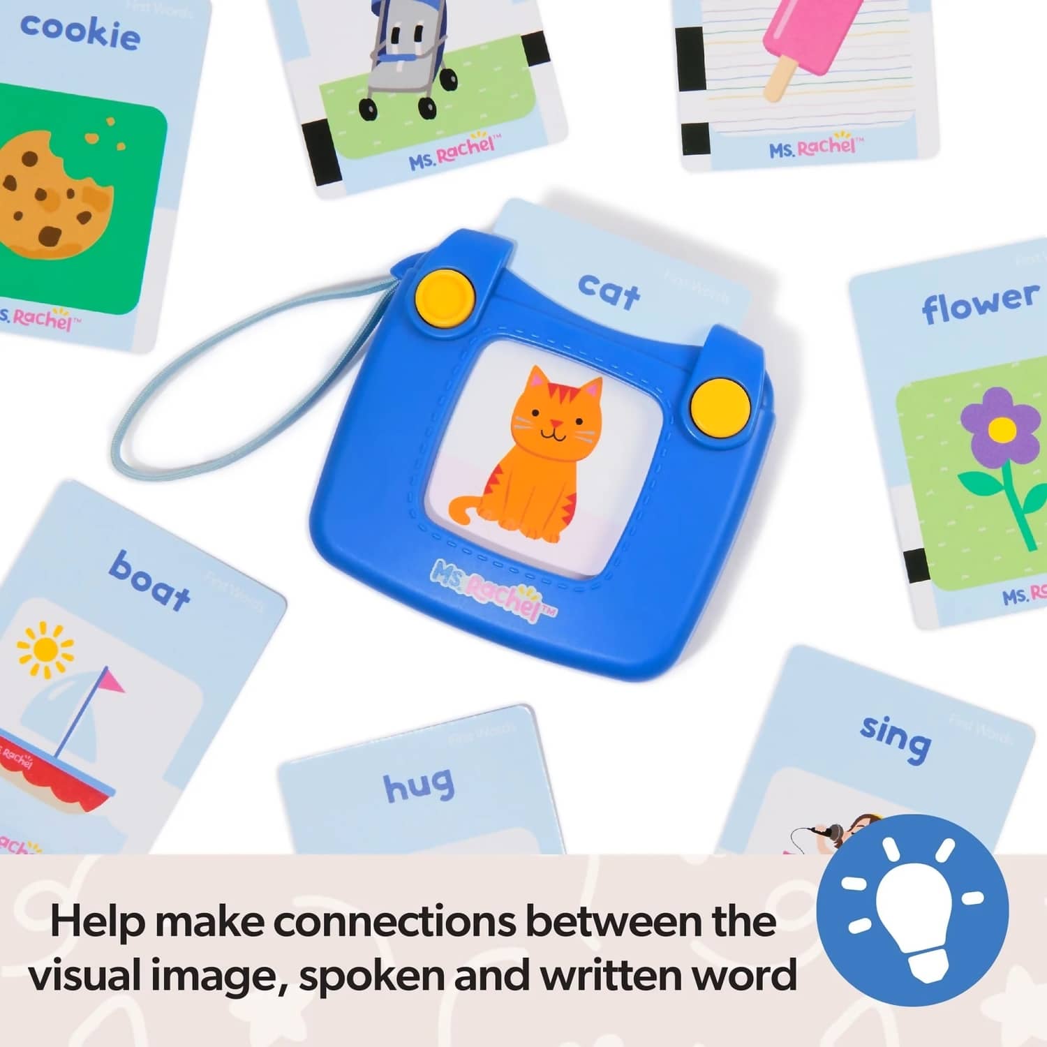 Ms. Rachel - First Words Talking Flash Cards - Spin Master