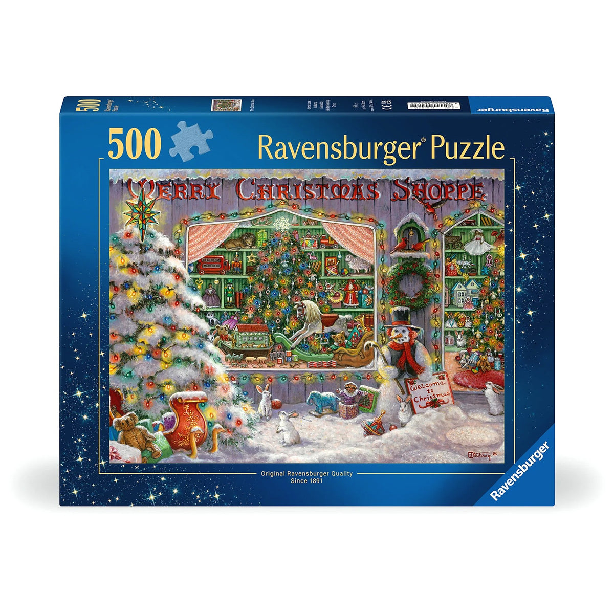 Ravensburger - The Christmas Shop Jigsaw Puzzle 500 Pieces