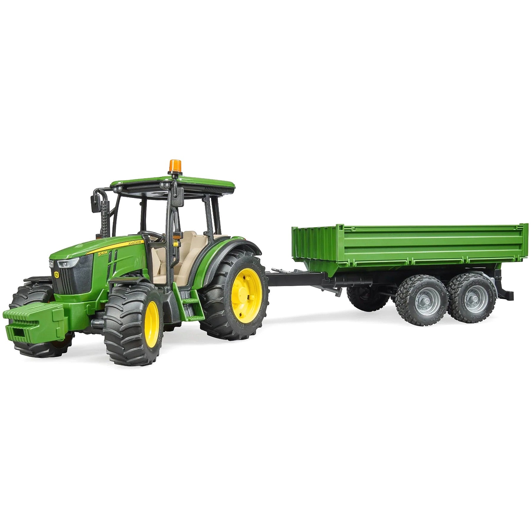 Bruder - John Deere 5115M With Tipping Trailer Scale 1:16
