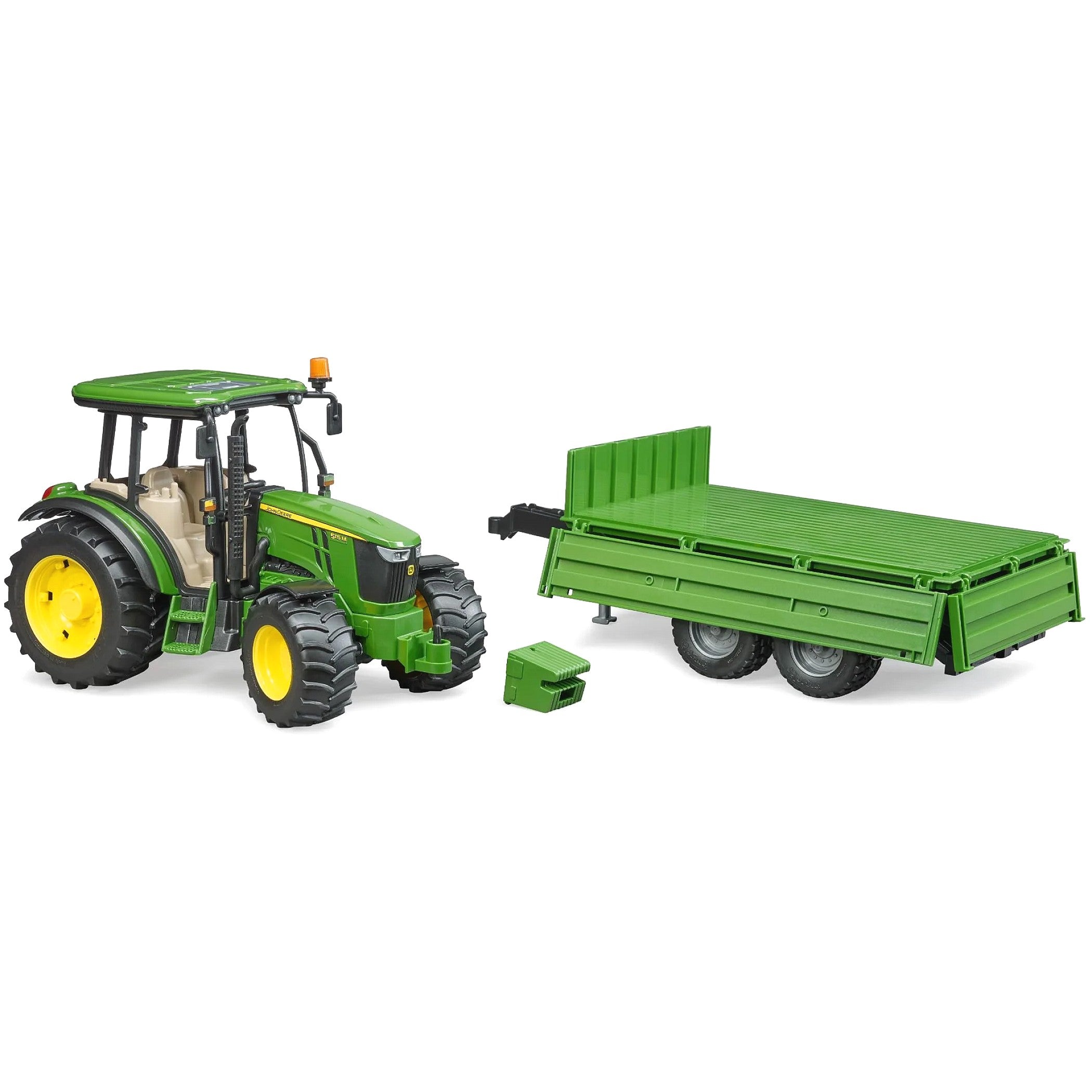 Bruder - John Deere 5115M With Tipping Trailer Scale 1:16