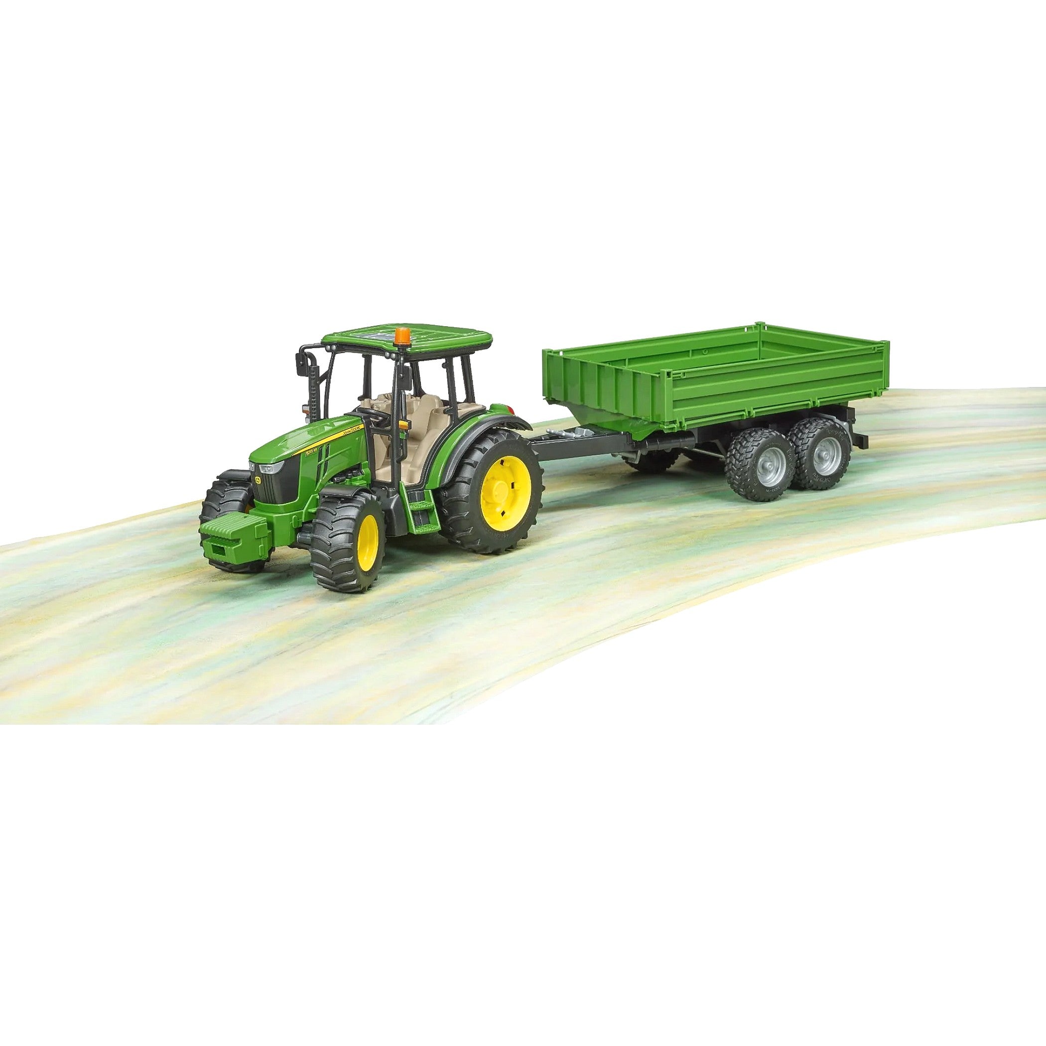 Bruder - John Deere 5115M With Tipping Trailer Scale 1:16
