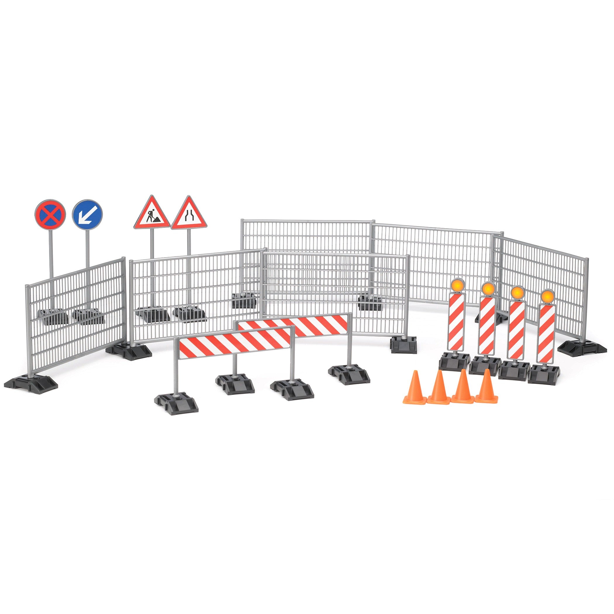 Bruder - Accessories construction Fencing & Hazard Signs Scale 1:16