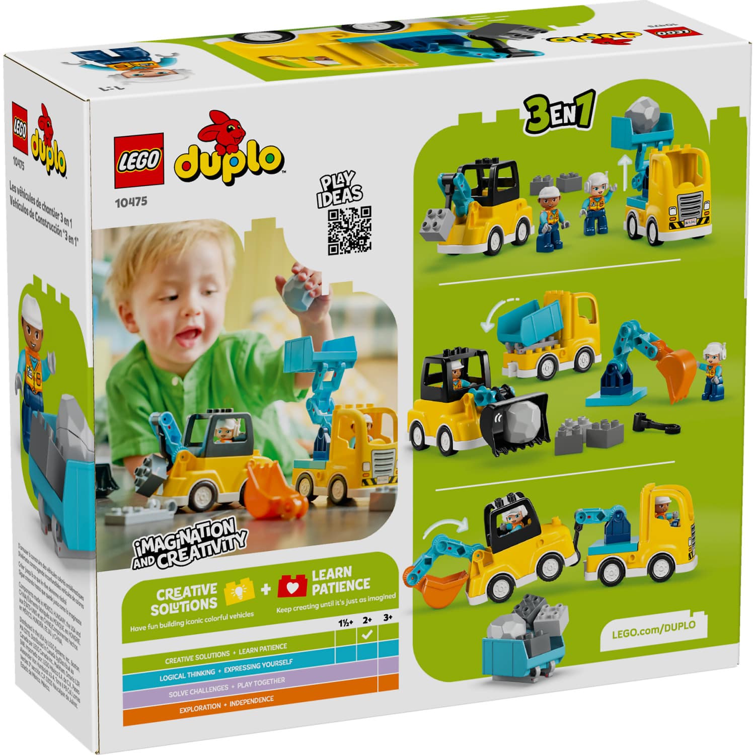 LEGO® 10475 3-in-1 Construction Vehicles -  DUPLO®
