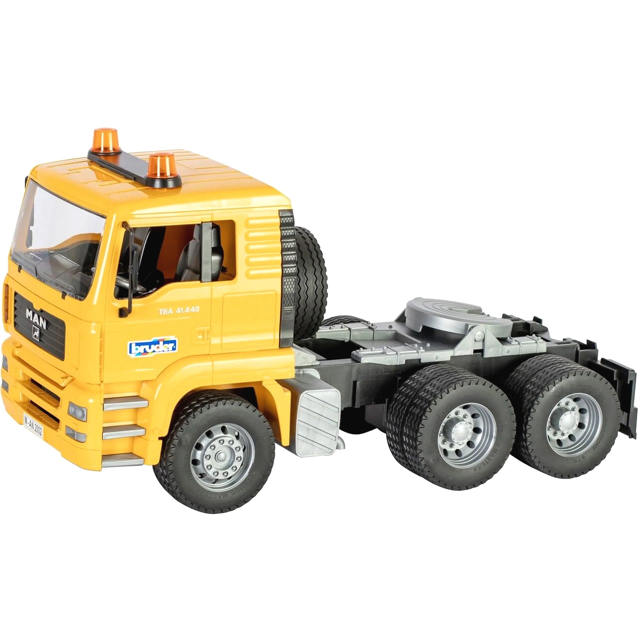 Bruder - MAN Commercial TGA Low Loader Truck with JCB Midi CX Backhoe Loader Scale 1:16