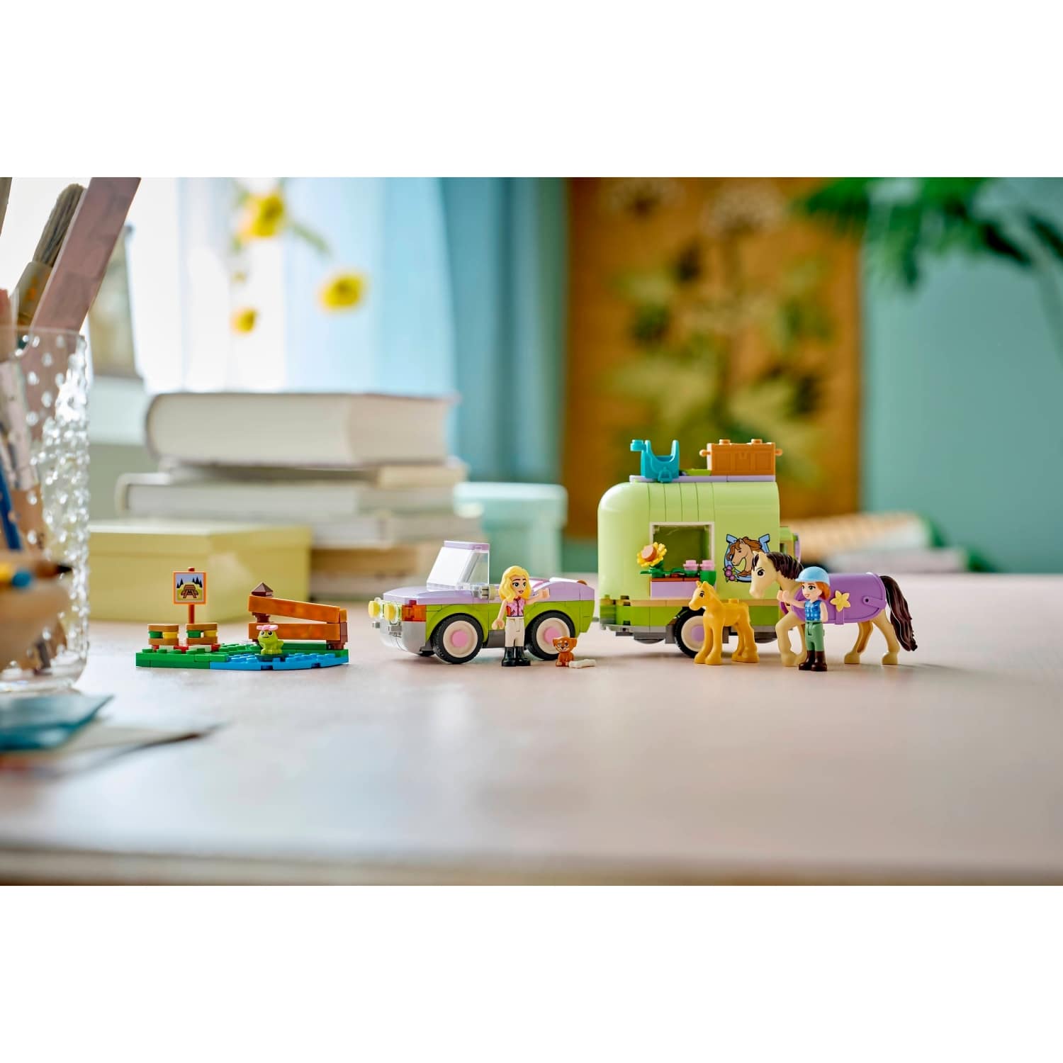LEGO® 42695 Horse & Baby Foal Trailer - Friends