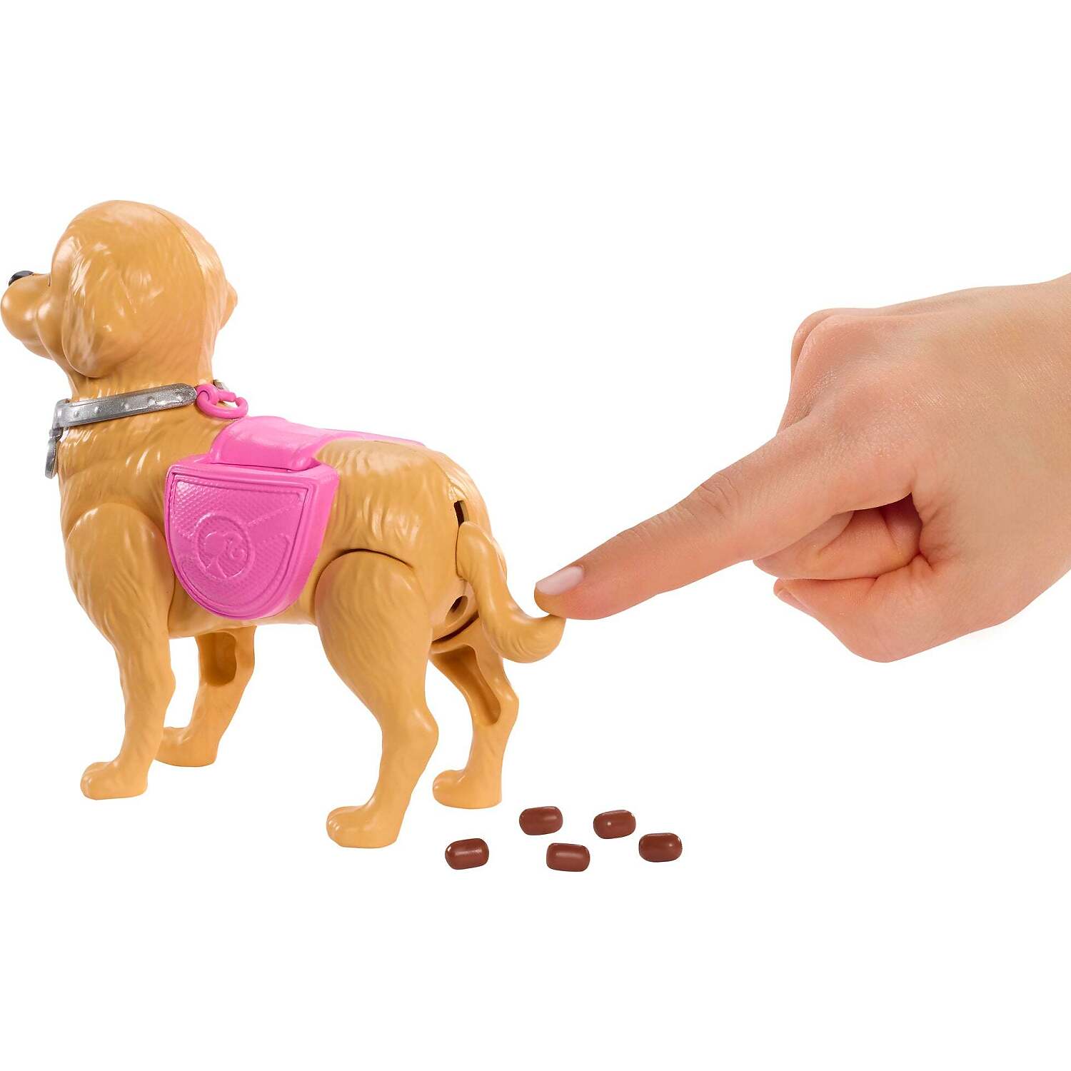 Barbie - Family & Friends Barbie Malibu Walk & Potty Puppy Doll - Mattel