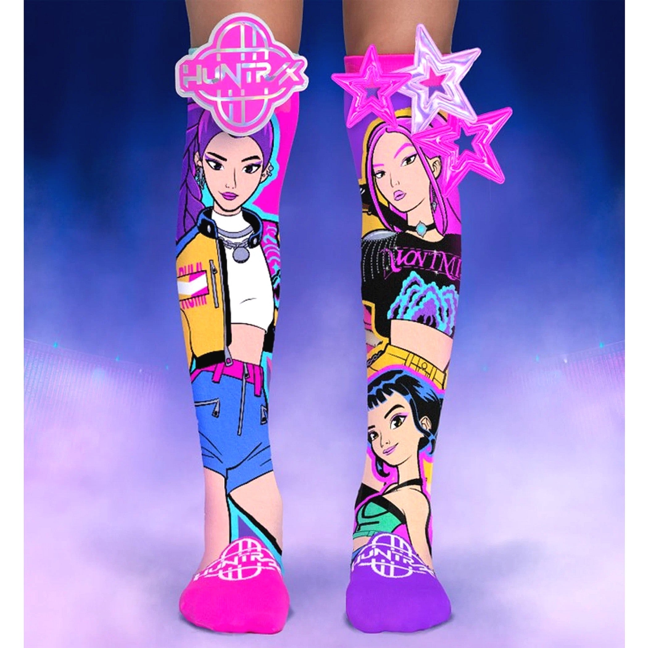 Madmia - KPop Demon Hunters Socks Kids & Adults Age 6y+