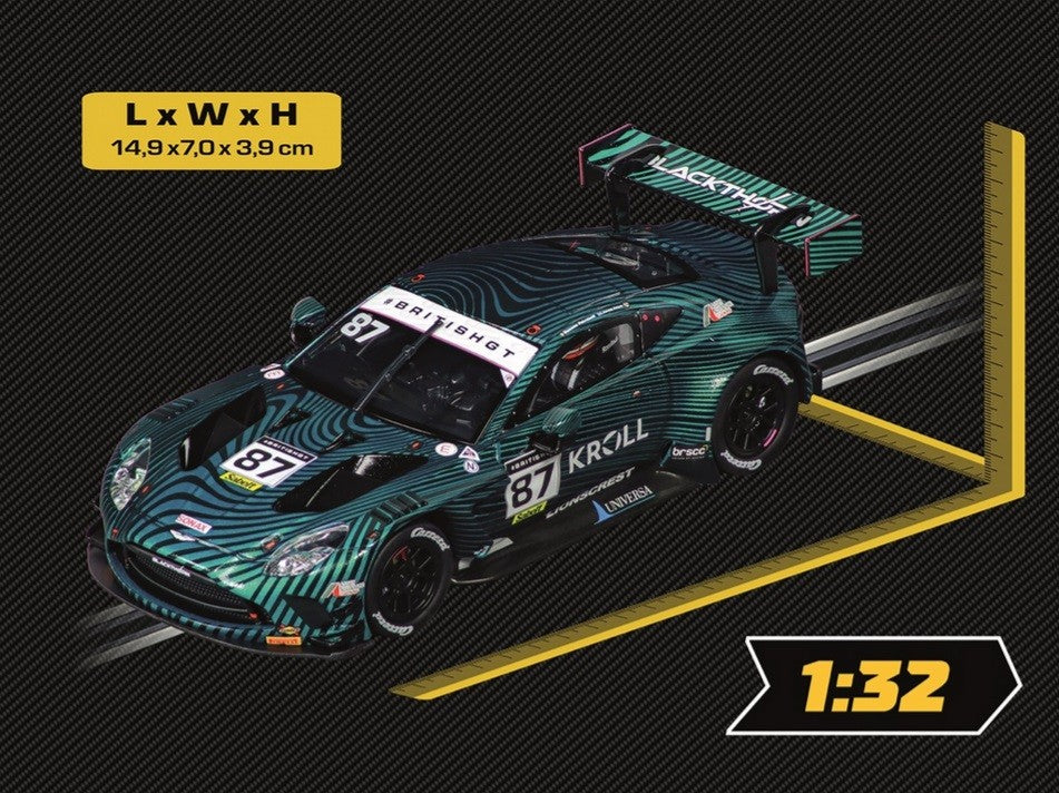 CARRERA EVOLUTION 1:32 - ASTON MARTIN VANTAGE AMR GT3 BRITISH GT 2024 #87 - SLOT CAR ALSO SUITS SCALEXTRIC