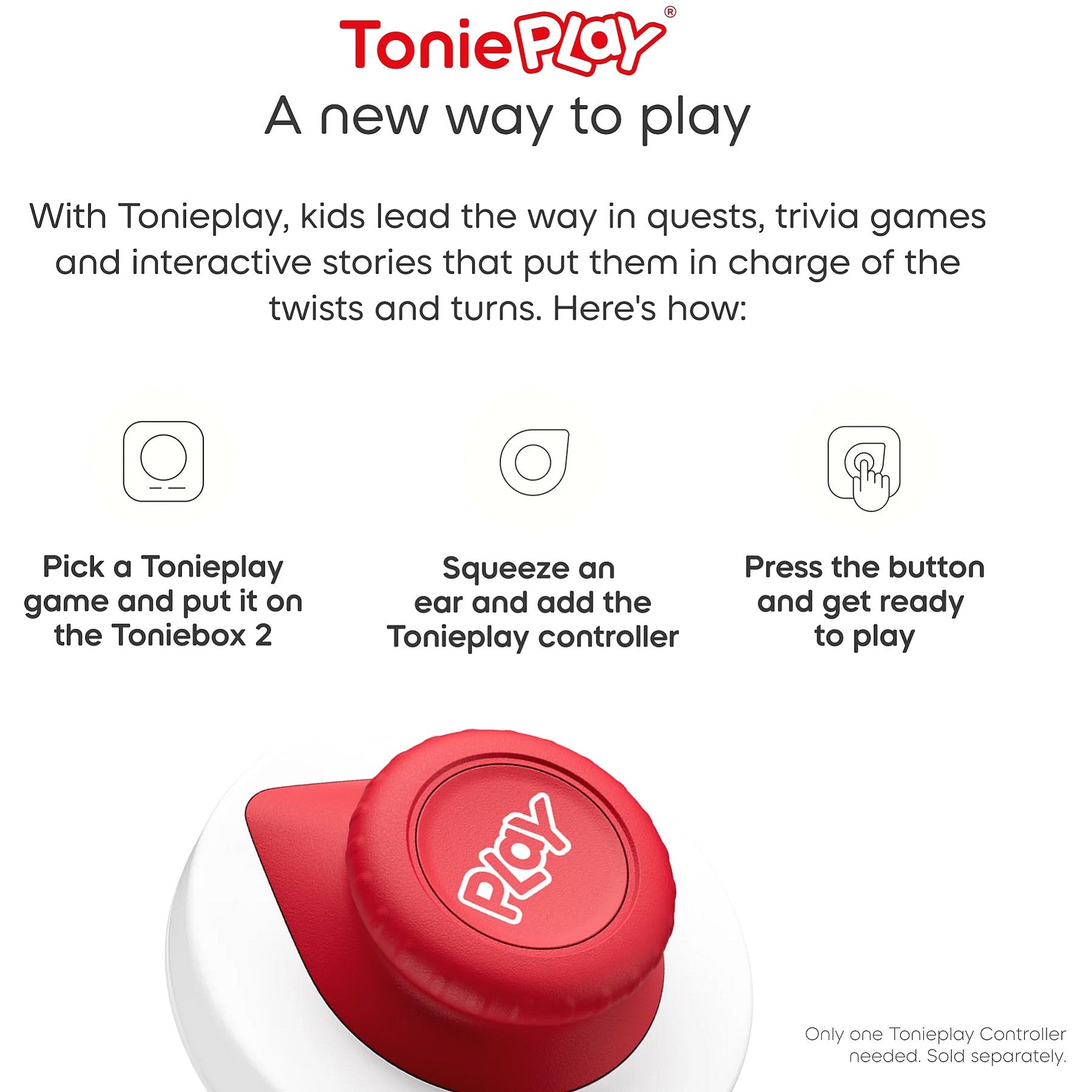 Tonies - Tonieplay Disney Winnie the Pooh: Tigger's Mix-Up Fix-Up Game (Toniebox not Included)