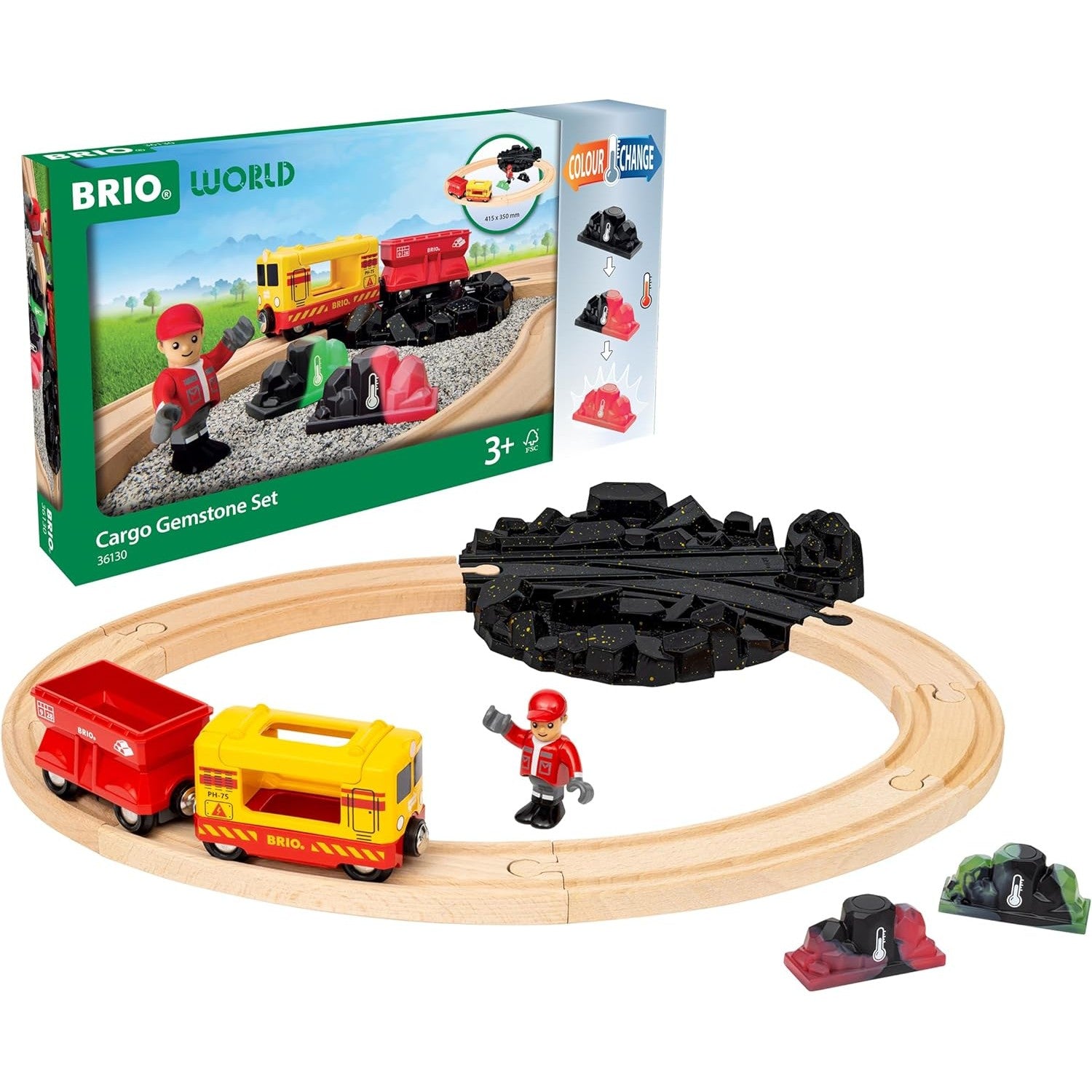 BRIO World - Train Set Cargo Gemstone Set 14 Pieces