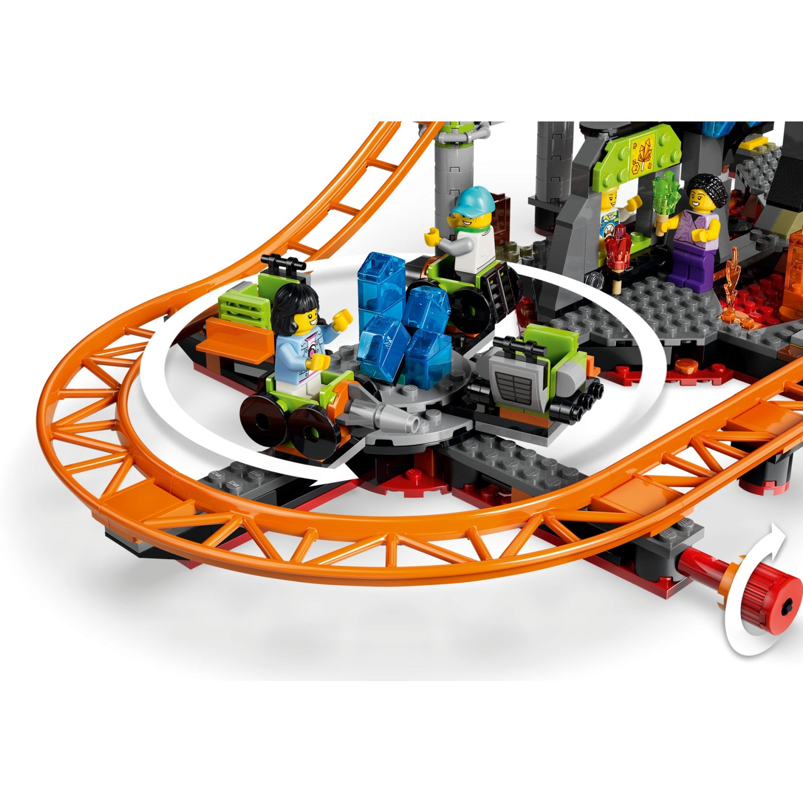 LEGO® 60501 Lava Land Roller Coaster Park - City
