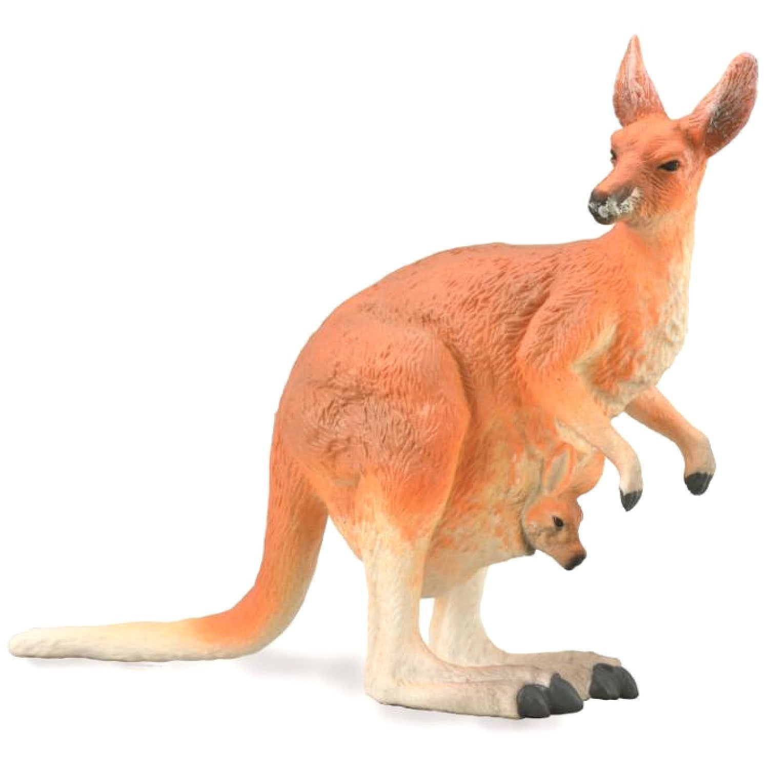 CollectA - Red Kangaroo Female with Joey Animal Figurine
