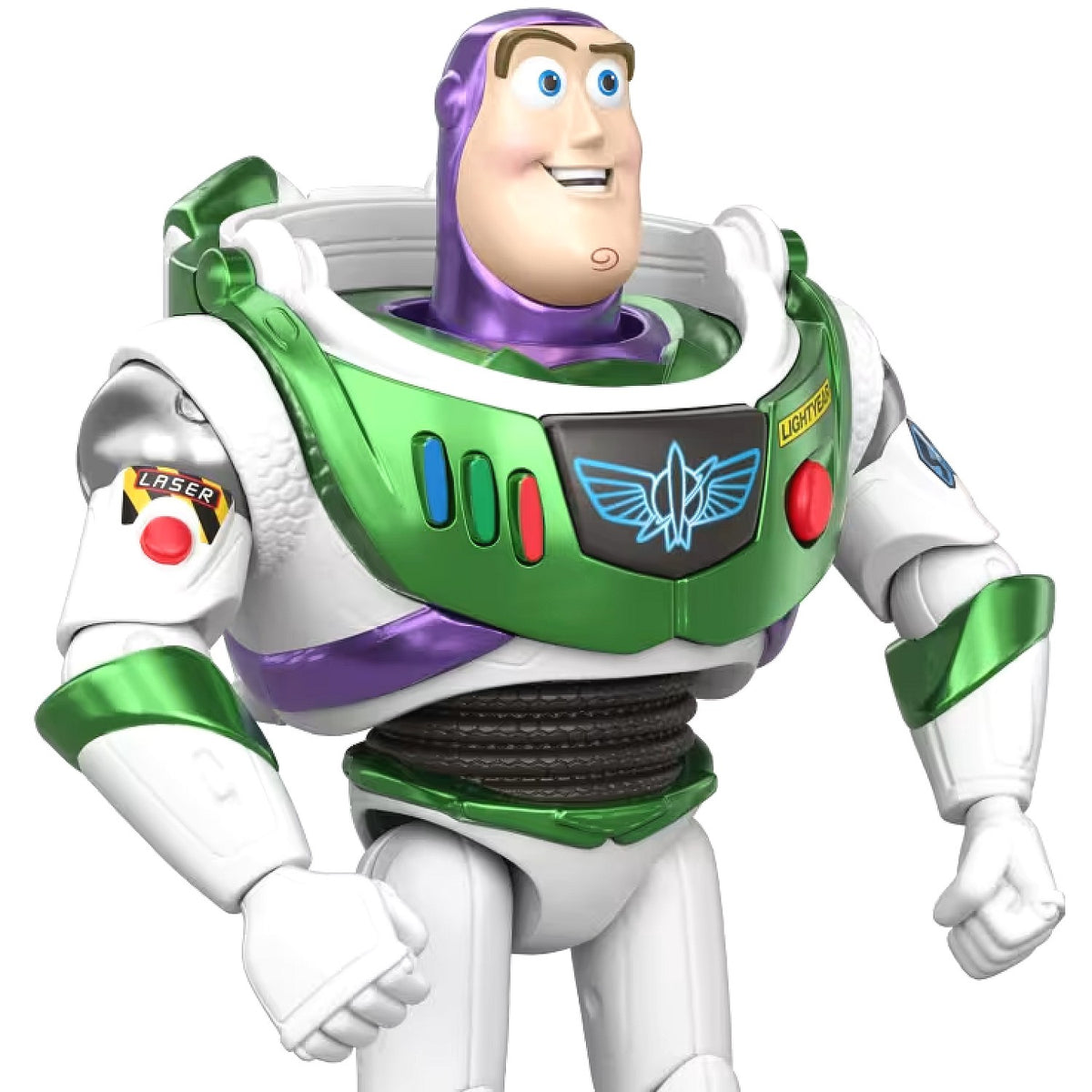 Disney Pixar - Toy Story 5 Interactables Hi-Tech Edition Buzz Lightyear 7-inch Action Figure - Mattel