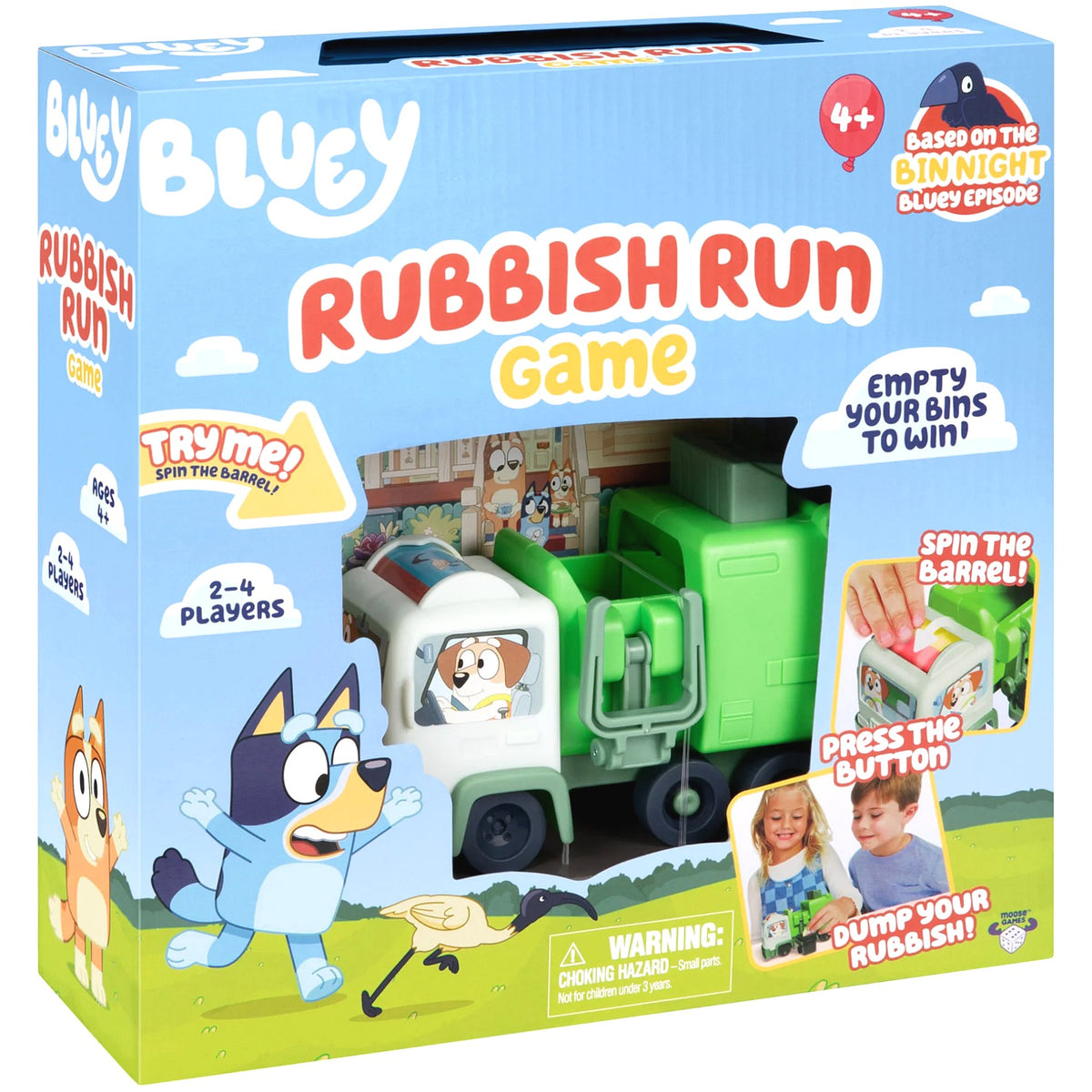 Bluey - Rubbish Run Game - Moose Games