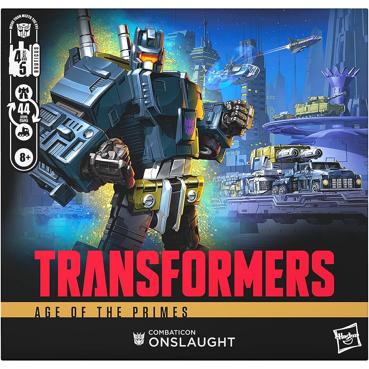 Transformers - Age of the Primes Combaticon Onslaught Commander Class 6.75-Inch Converting Action Figure - Hasbro