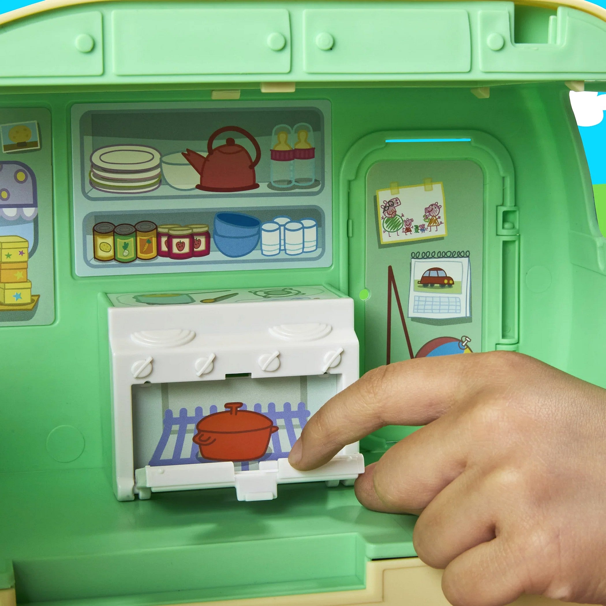 Peppa Pig - Three Little Piggies Caravan Playset - Hasbro