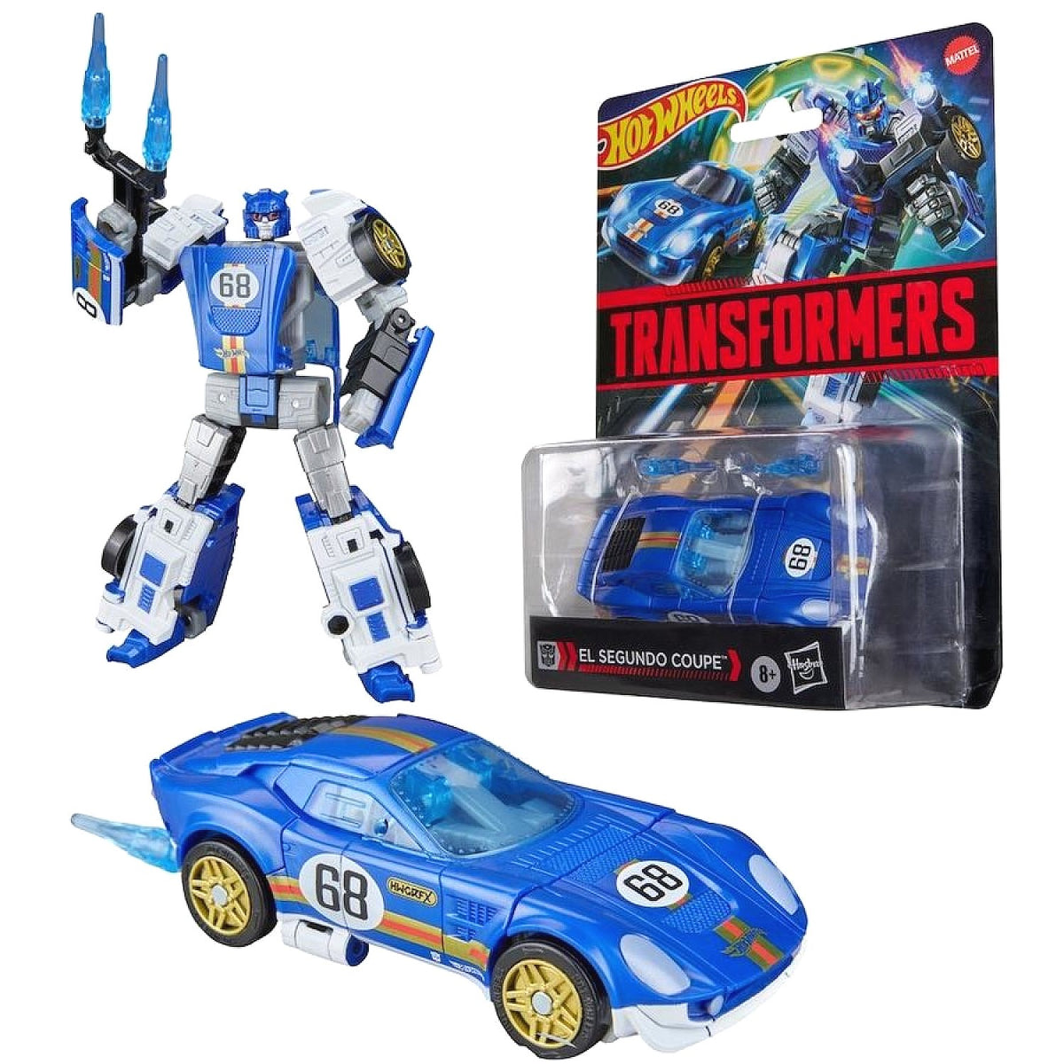 Transformers - Collaborative Hot Wheels X Transformers El Segundo Coupe Action Figure - Hasbro