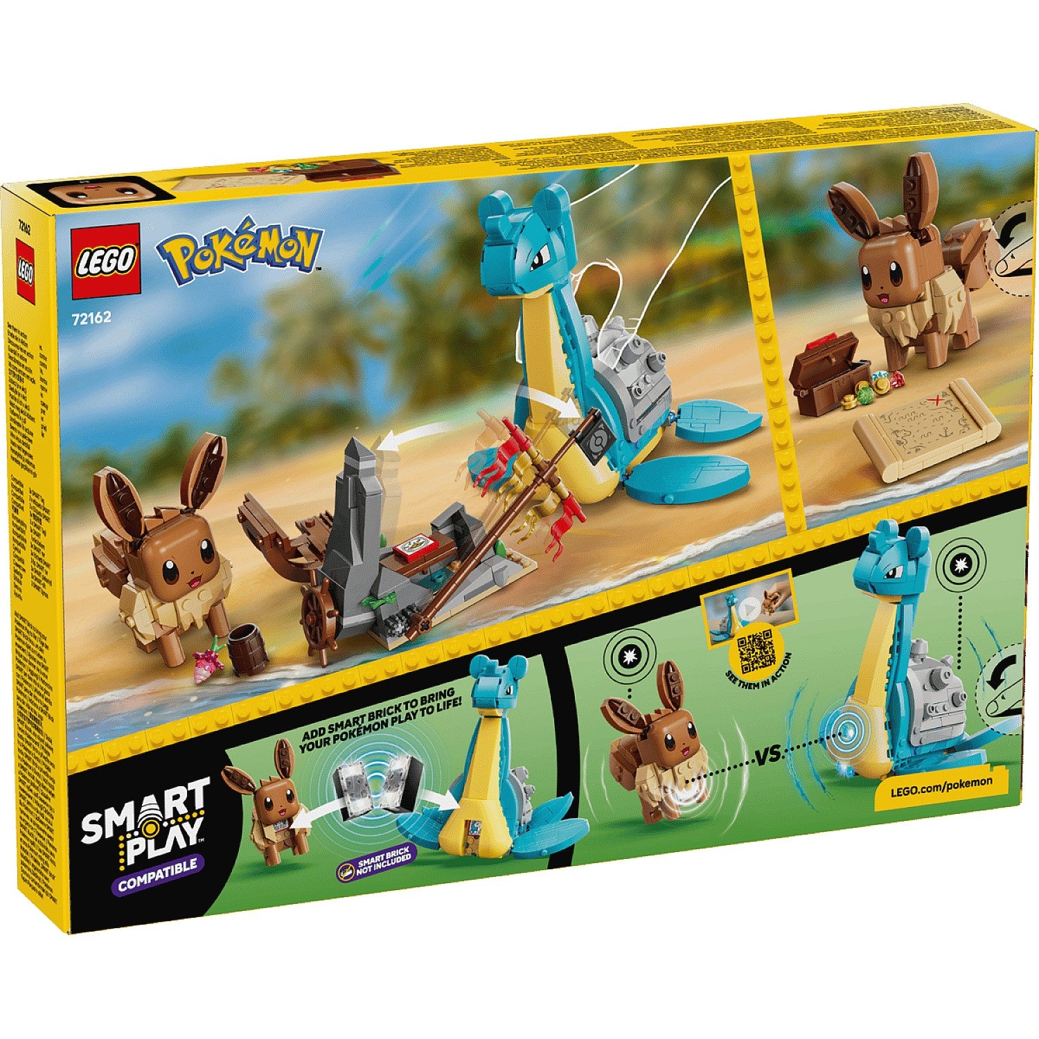 LEGO® 72162 SMART Play™ Eevee and Lapras's Treasure Hunt - Pokémon™