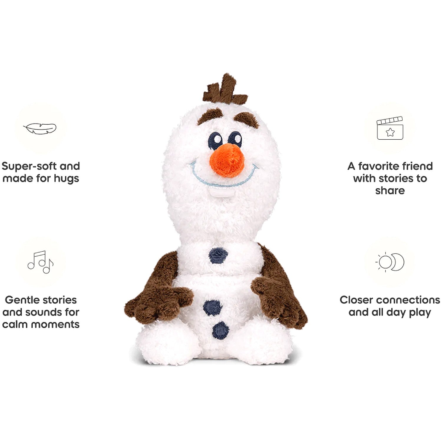 Tonies - Cuddle Tonie: Disney Olaf Tonie Audio Character Plush (Toniebox not Included)