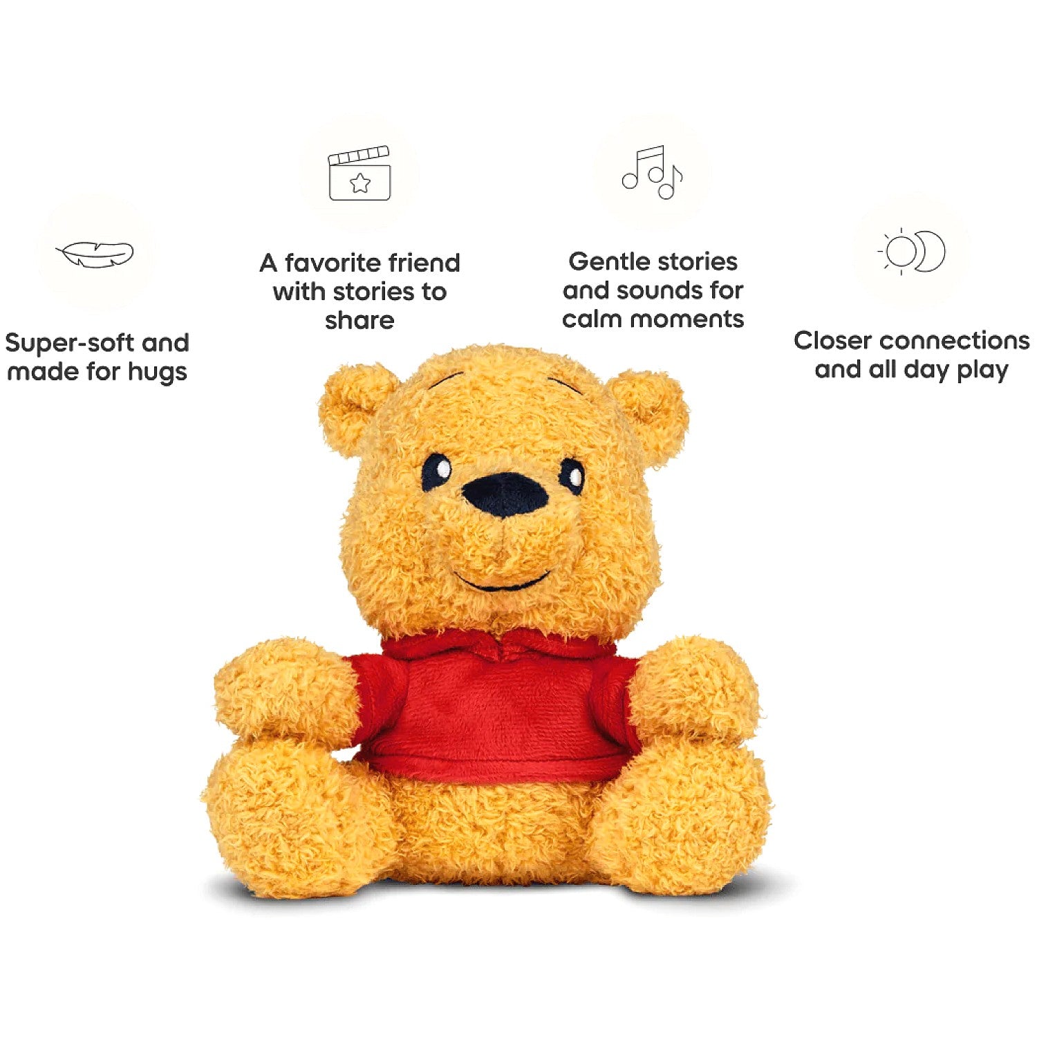 Tonies - Cuddle Tonie: Disney Winnie The Pooh Tonie Audio Character Plush (Toniebox not Included)