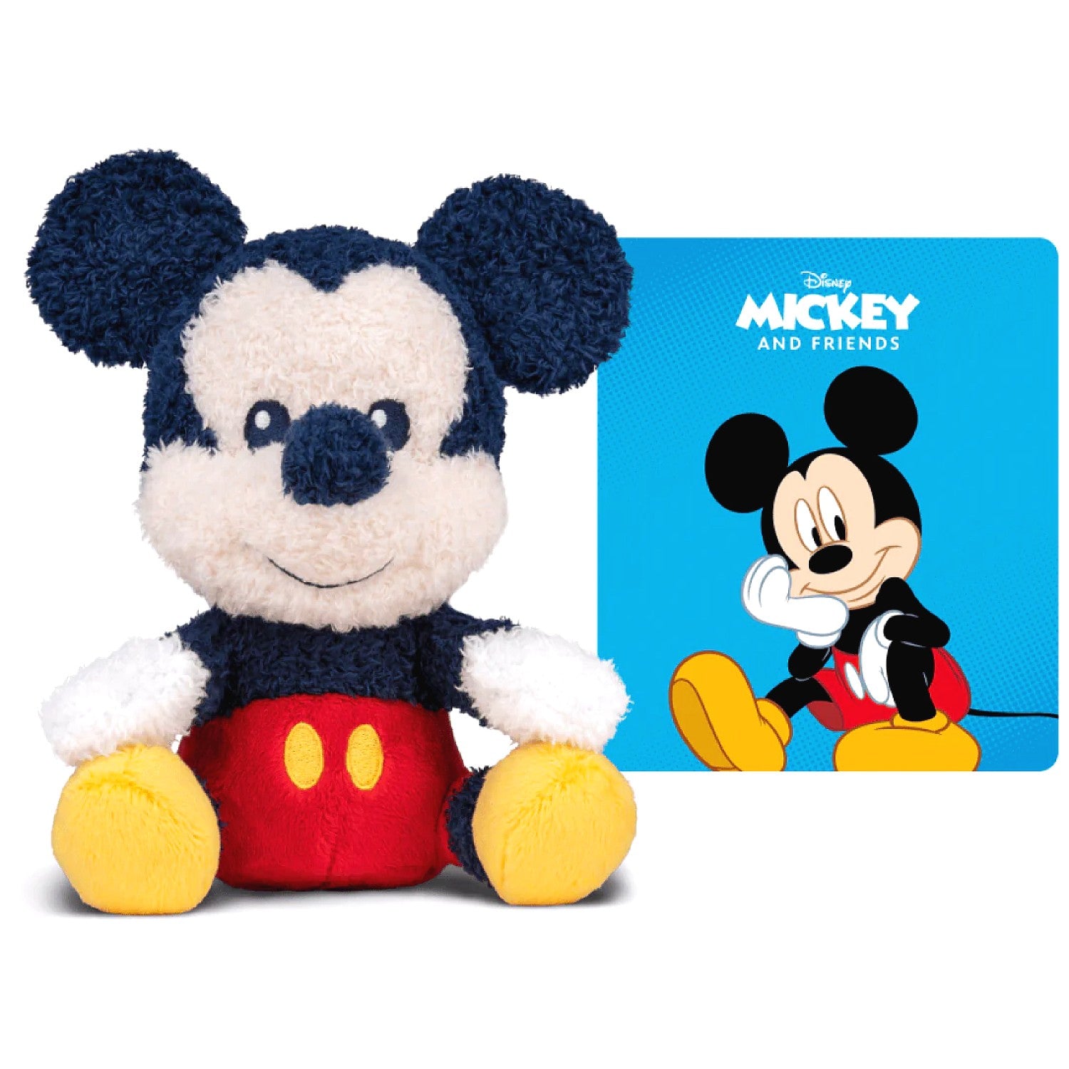 Tonies - Cuddle Tonie: Disney Mickey Mouse Tonie Audio Character Plush (Toniebox not Included)
