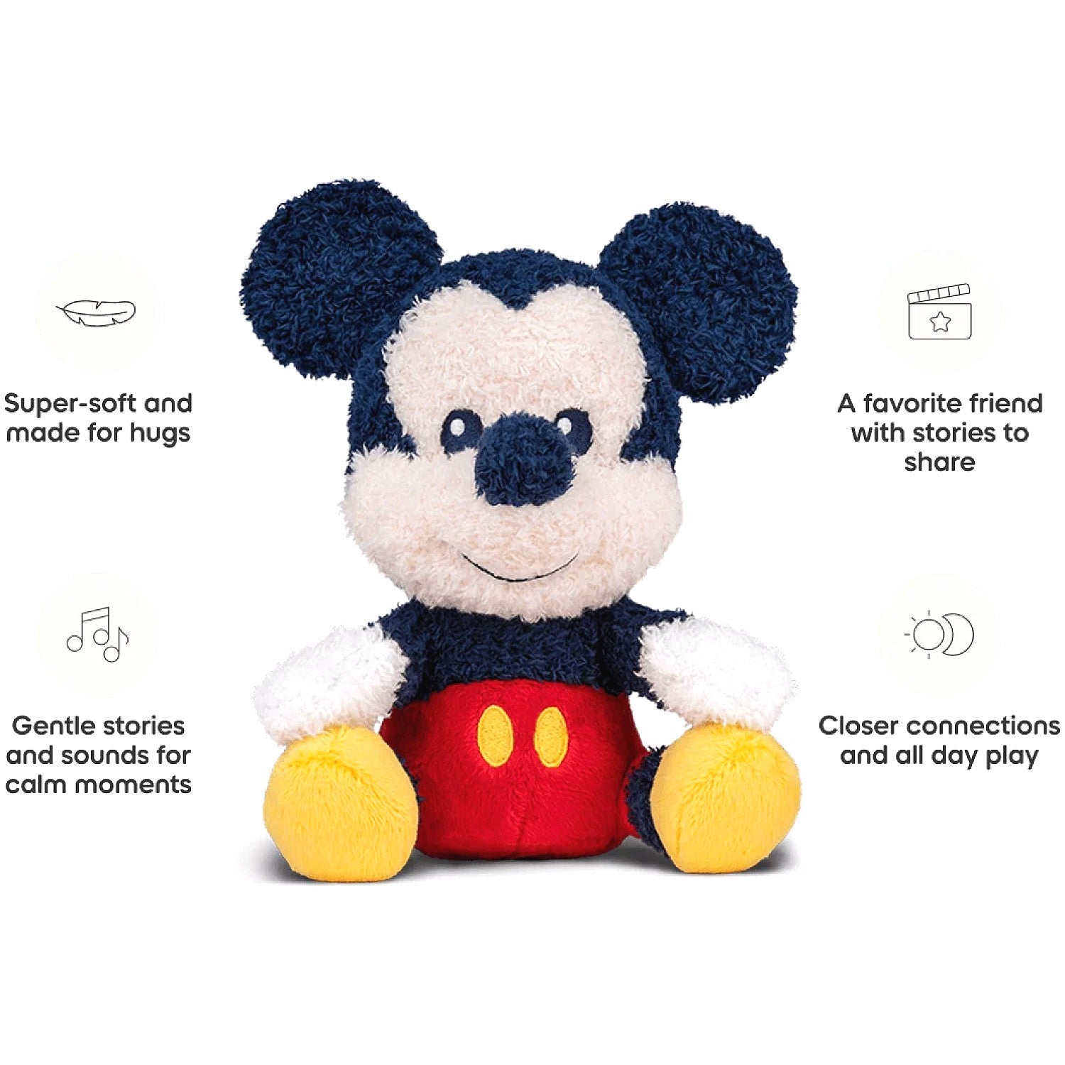 Tonies - Cuddle Tonie: Disney Mickey Mouse Tonie Audio Character Plush (Toniebox not Included)