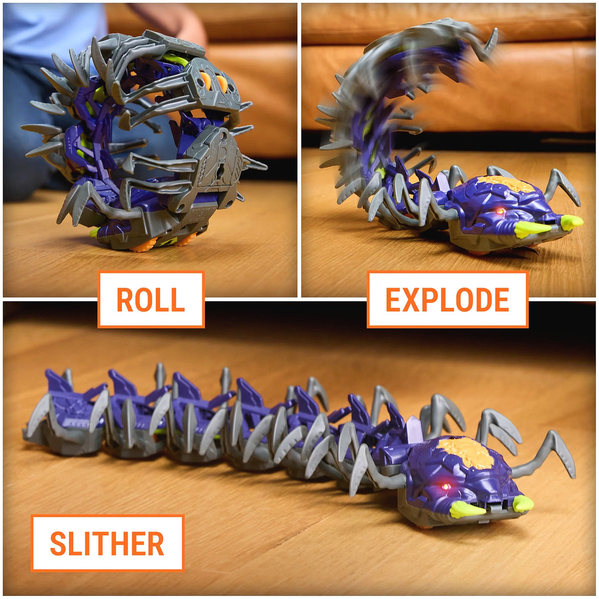 Hex Bots - Alive Inside Remote Control Explodapede - Spin Master