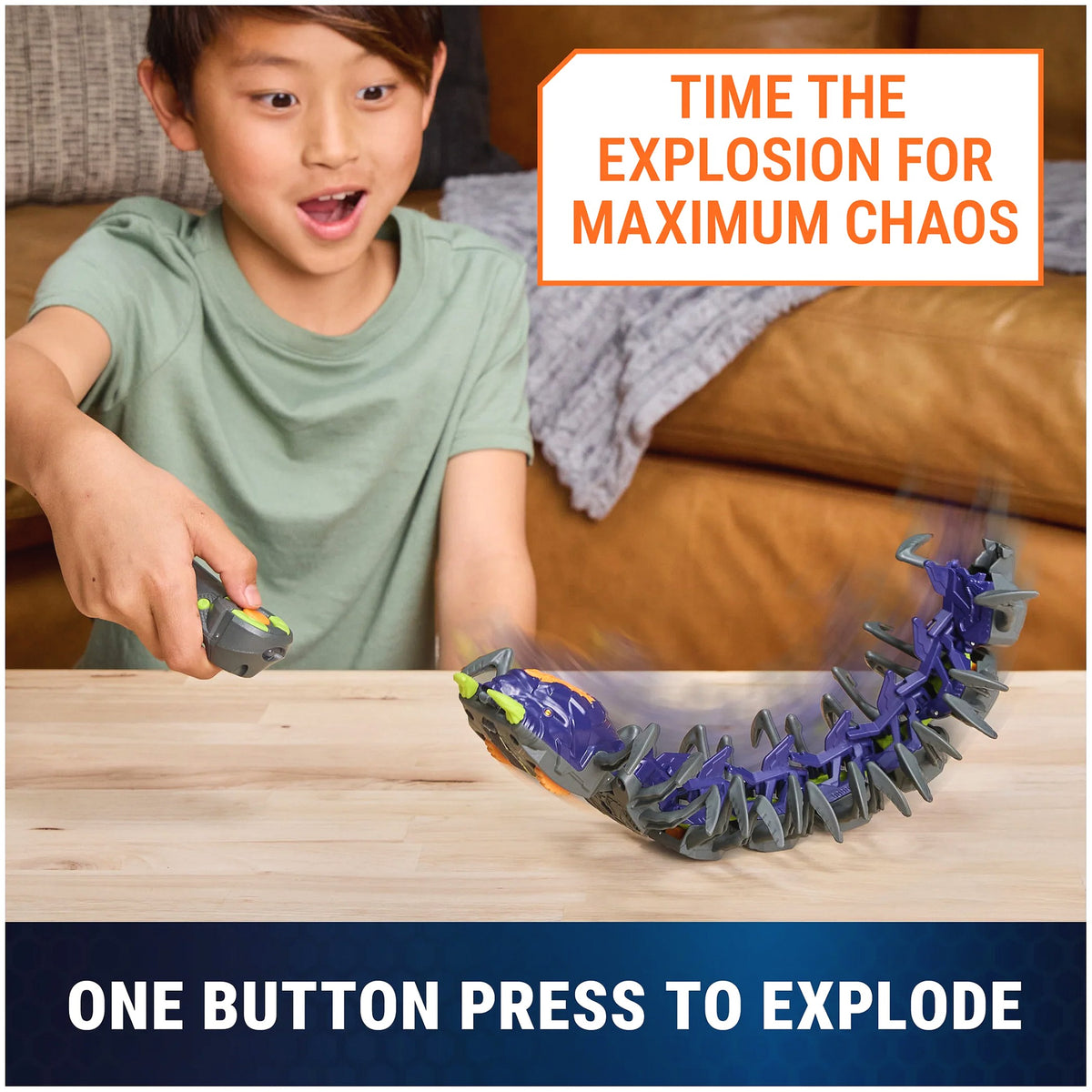Hex Bots - Alive Inside Remote Control Explodapede - Spin Master