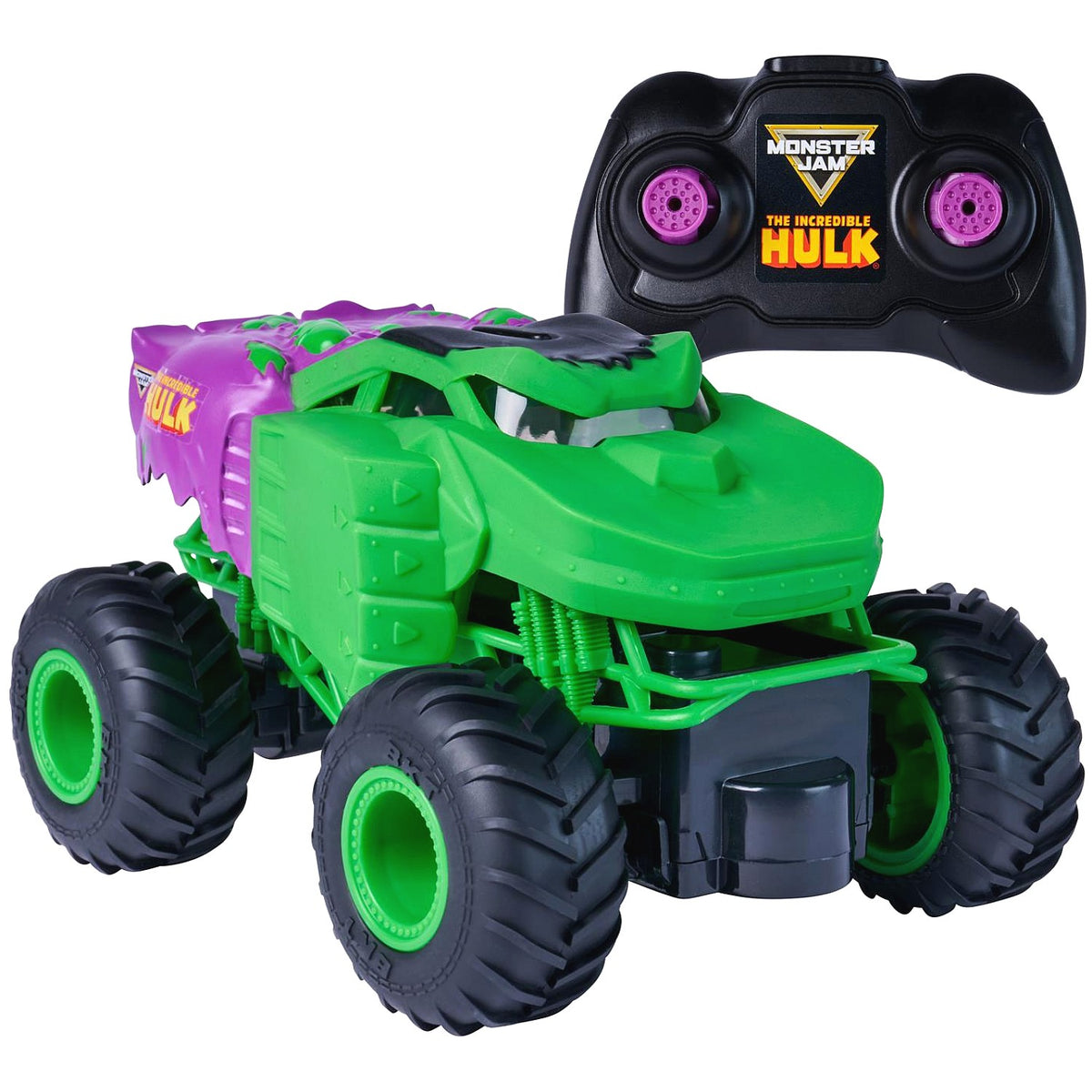 Monster Jam - Marvel The Hulk RC Monster Truck 1:24 Scale - Spin Master